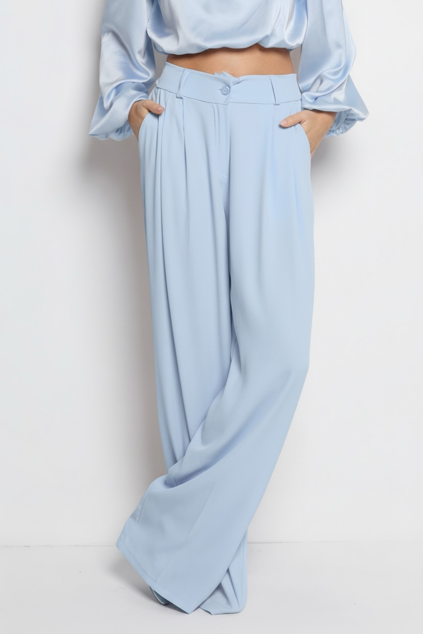 Pantalón trabillas wide leg - Zebra&Maduixa®