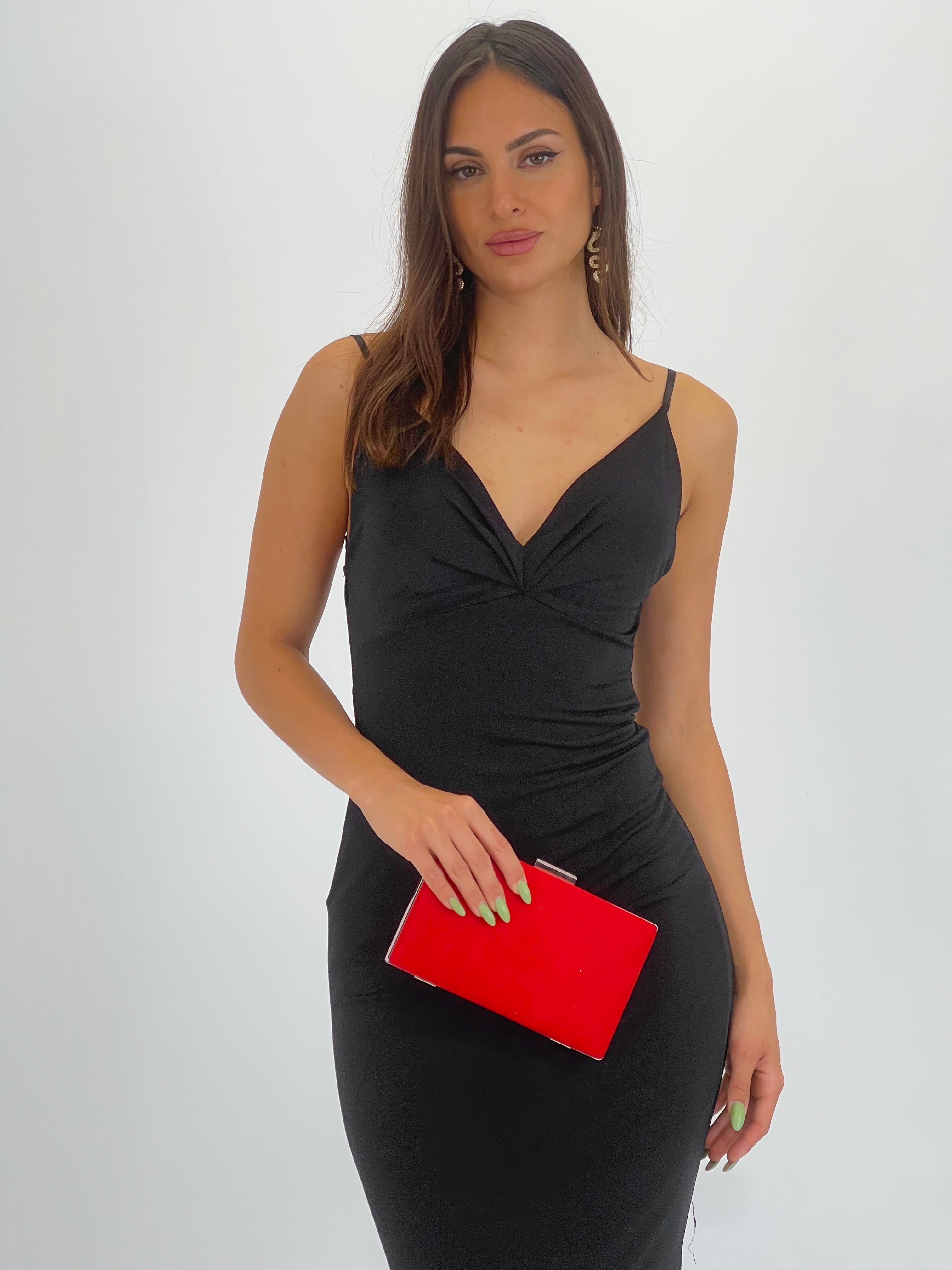 Paola gathered dress