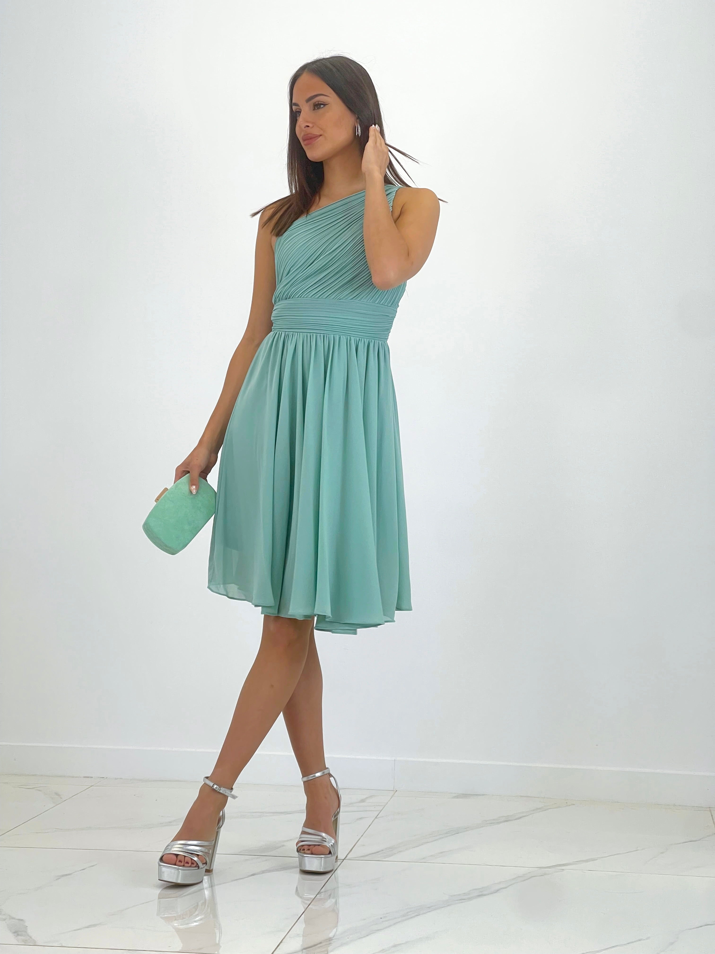 Vestido drapeado romano Corto - Zebra&Maduixa®