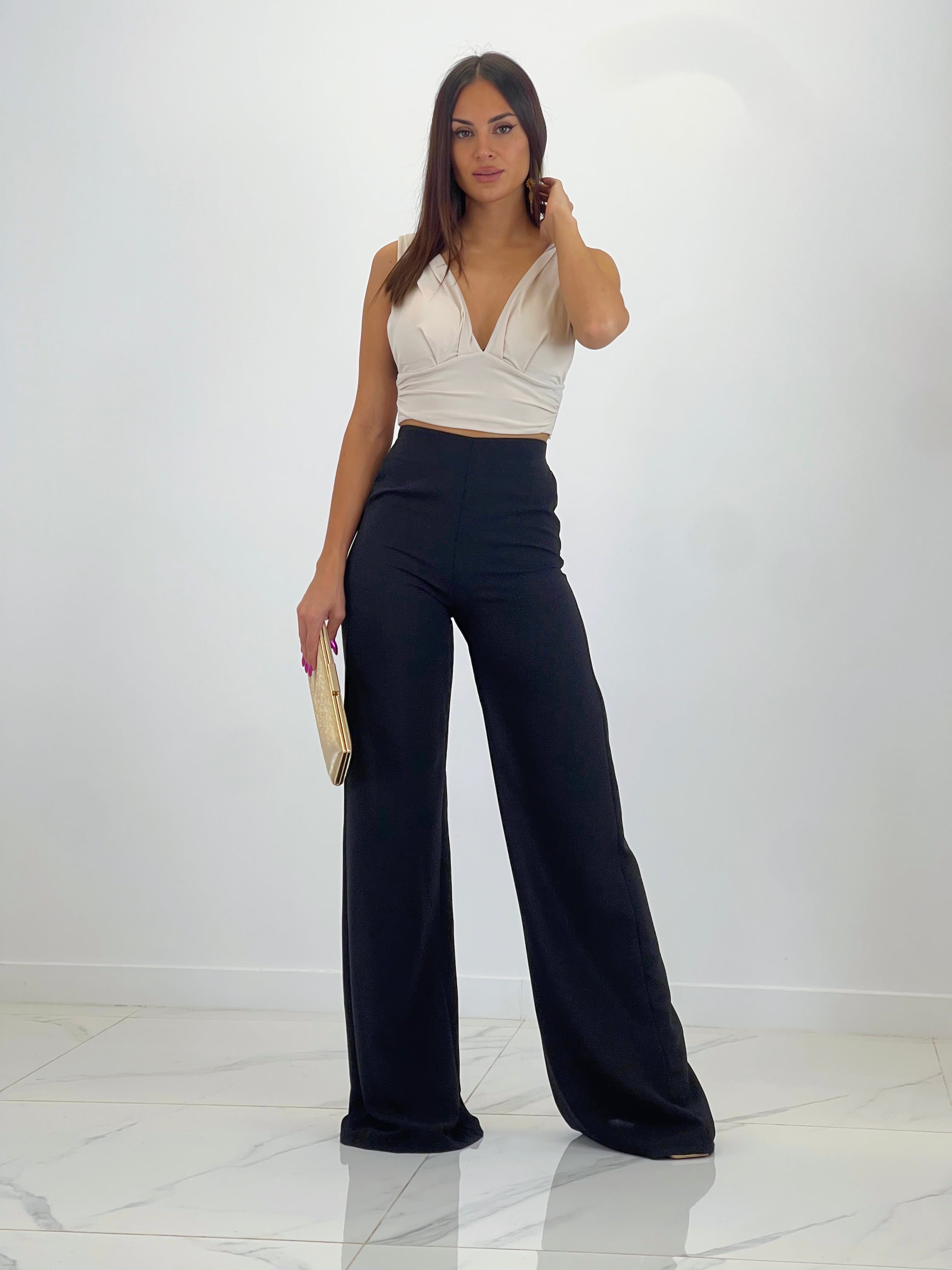 Pantalón maxi palazzo
