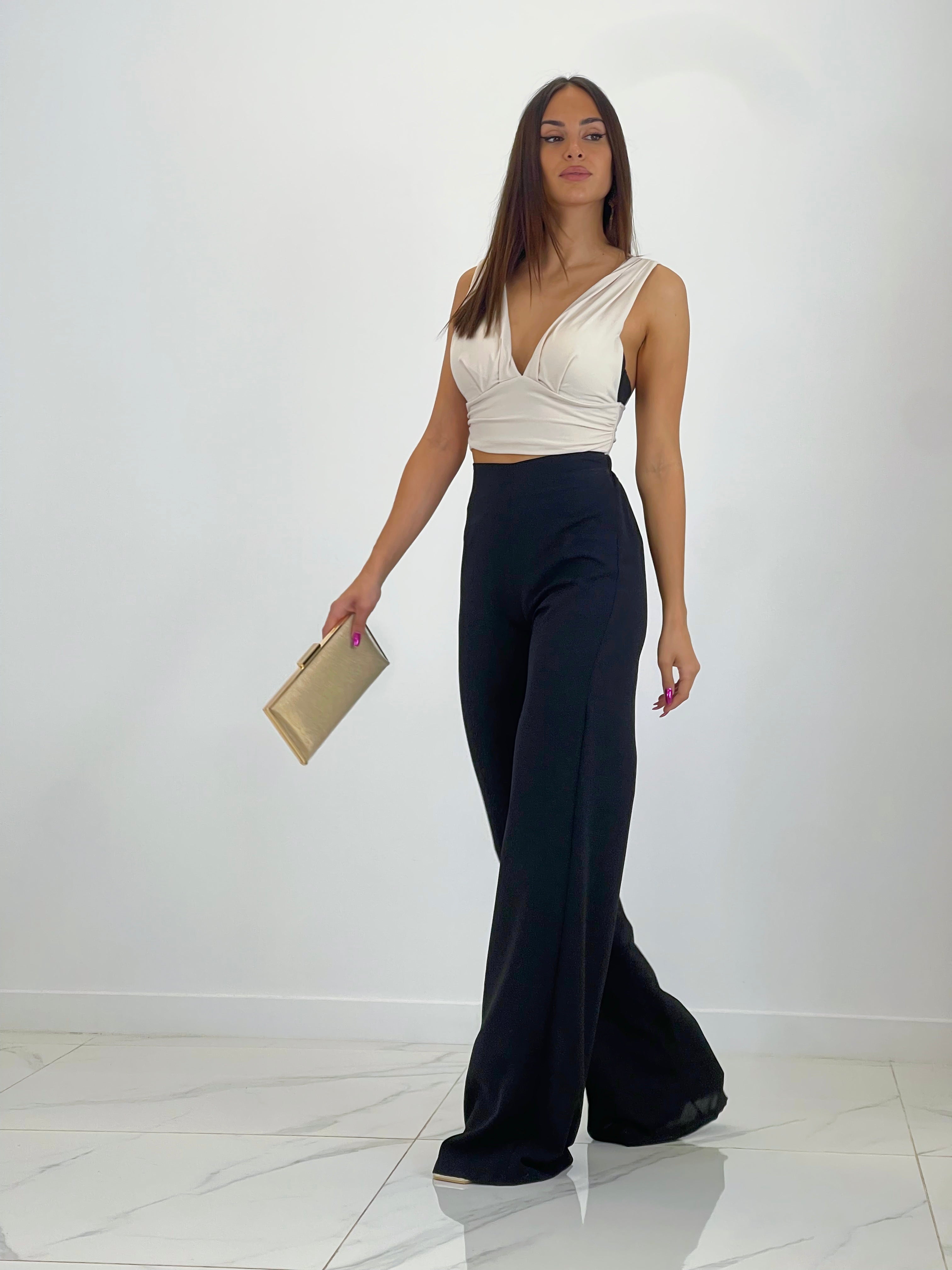 Pantalón maxi palazzo