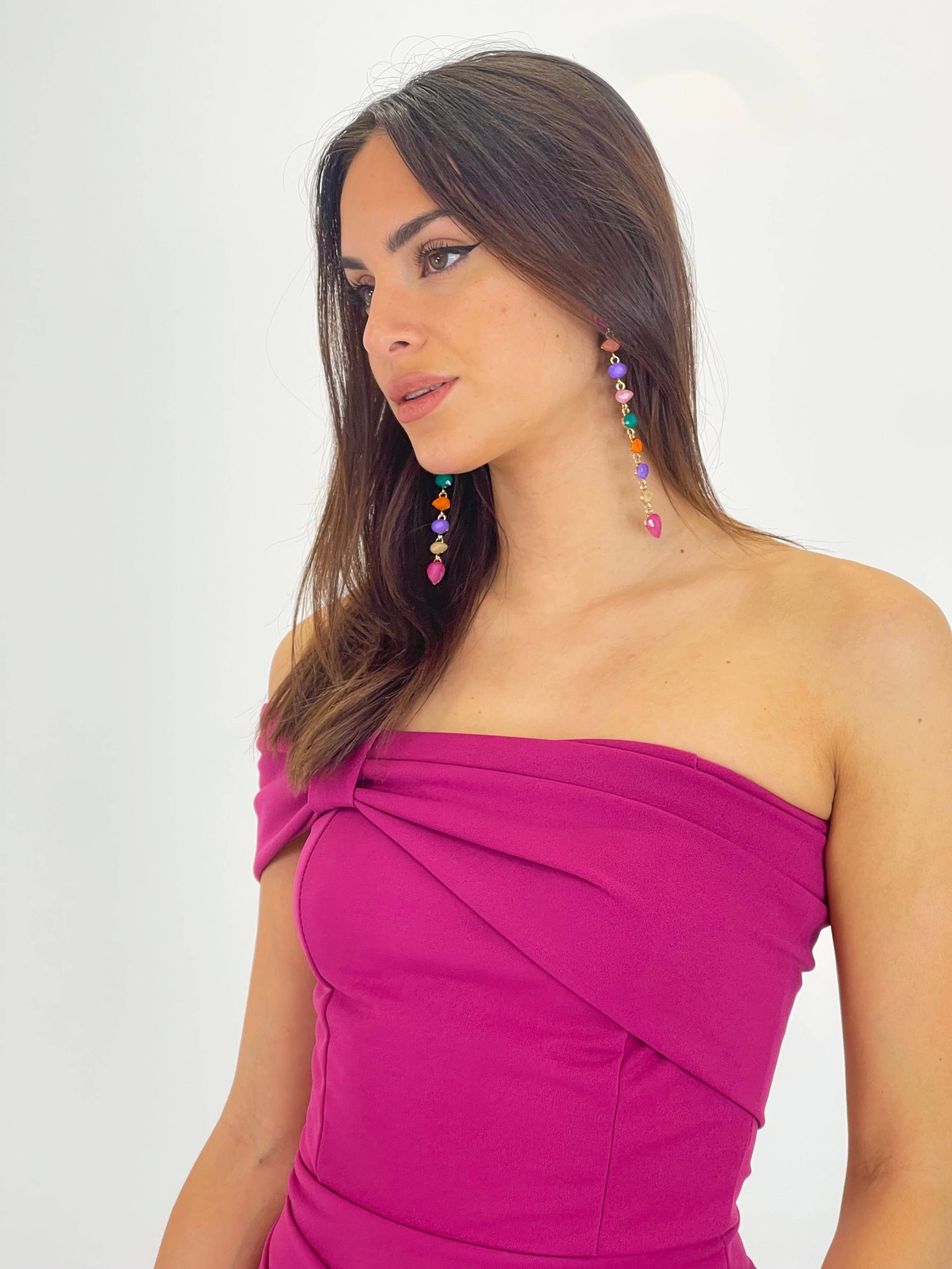 Vestido palabra de honor Stefania