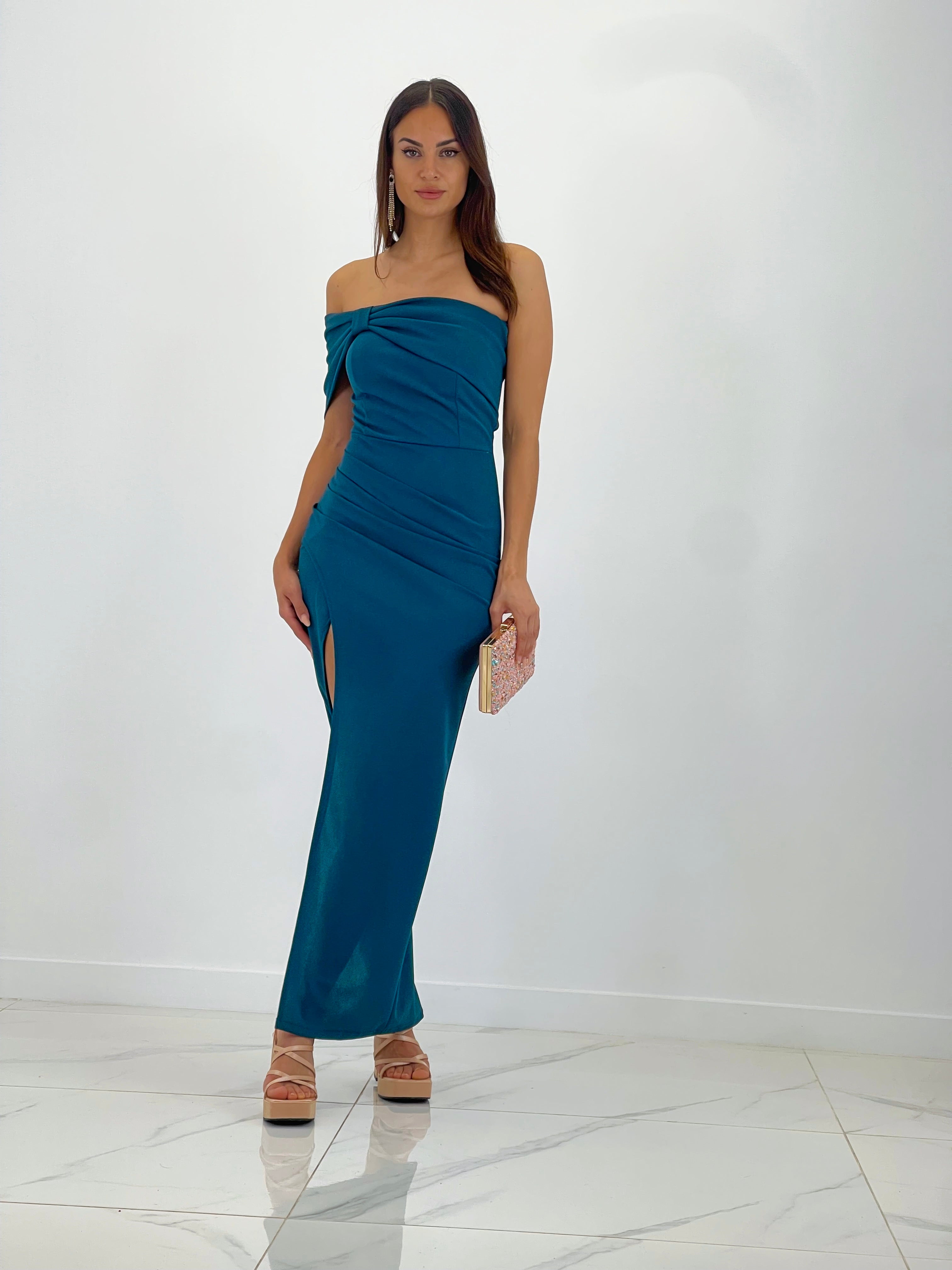 Vestido palabra de honor Stefania