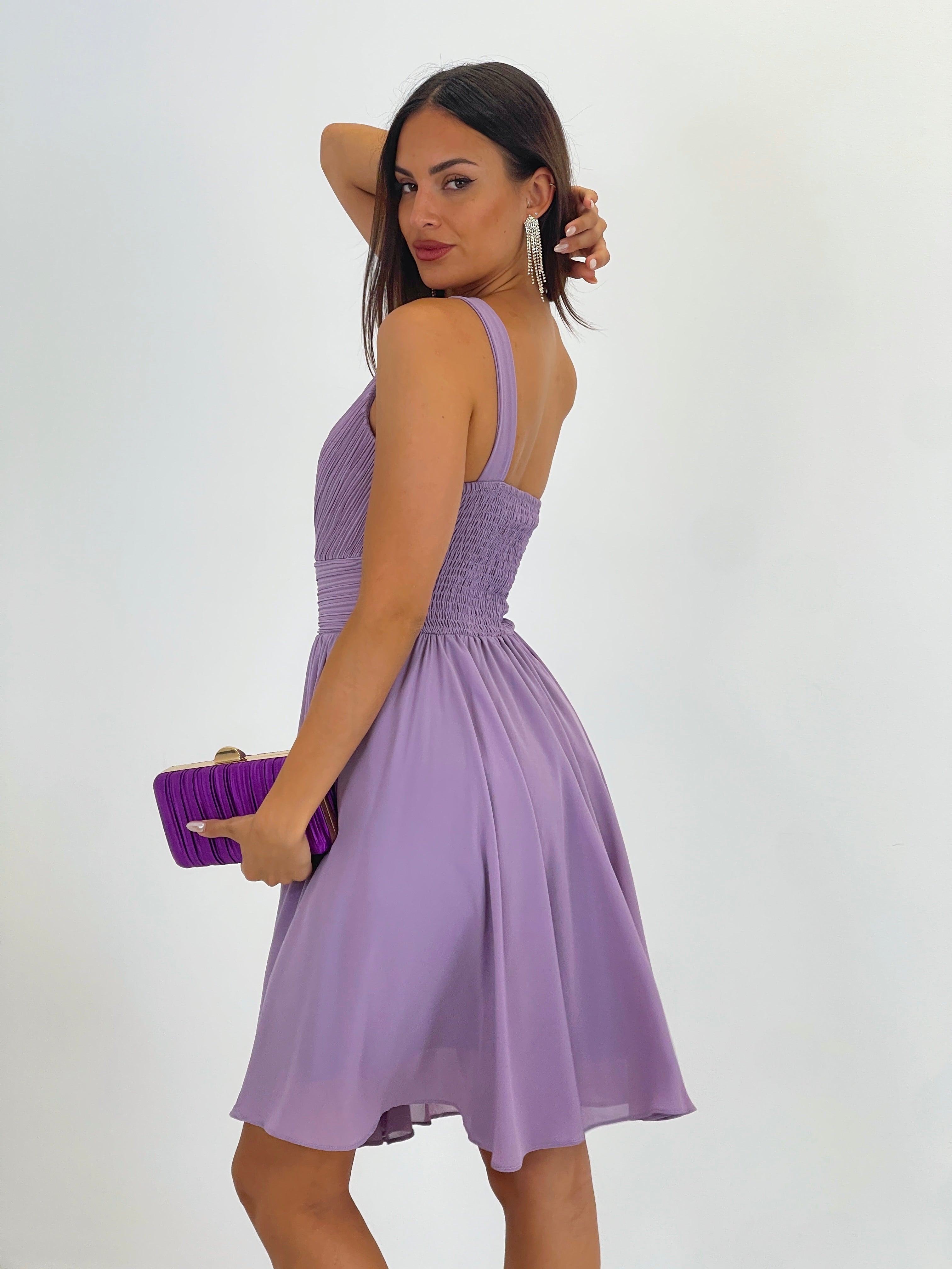 Vestido drapeado romano Corto - Zebra&Maduixa®