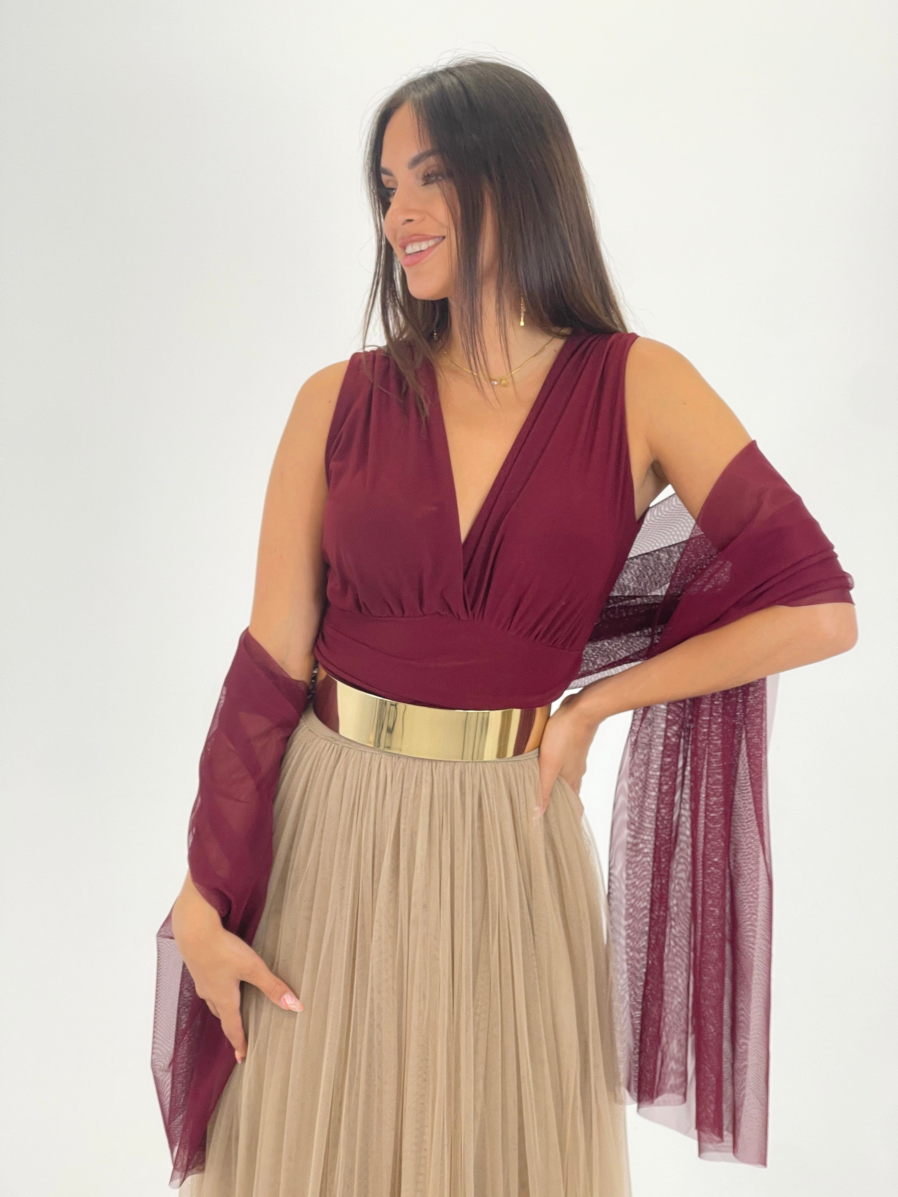 Body escote pronuncido Olivia