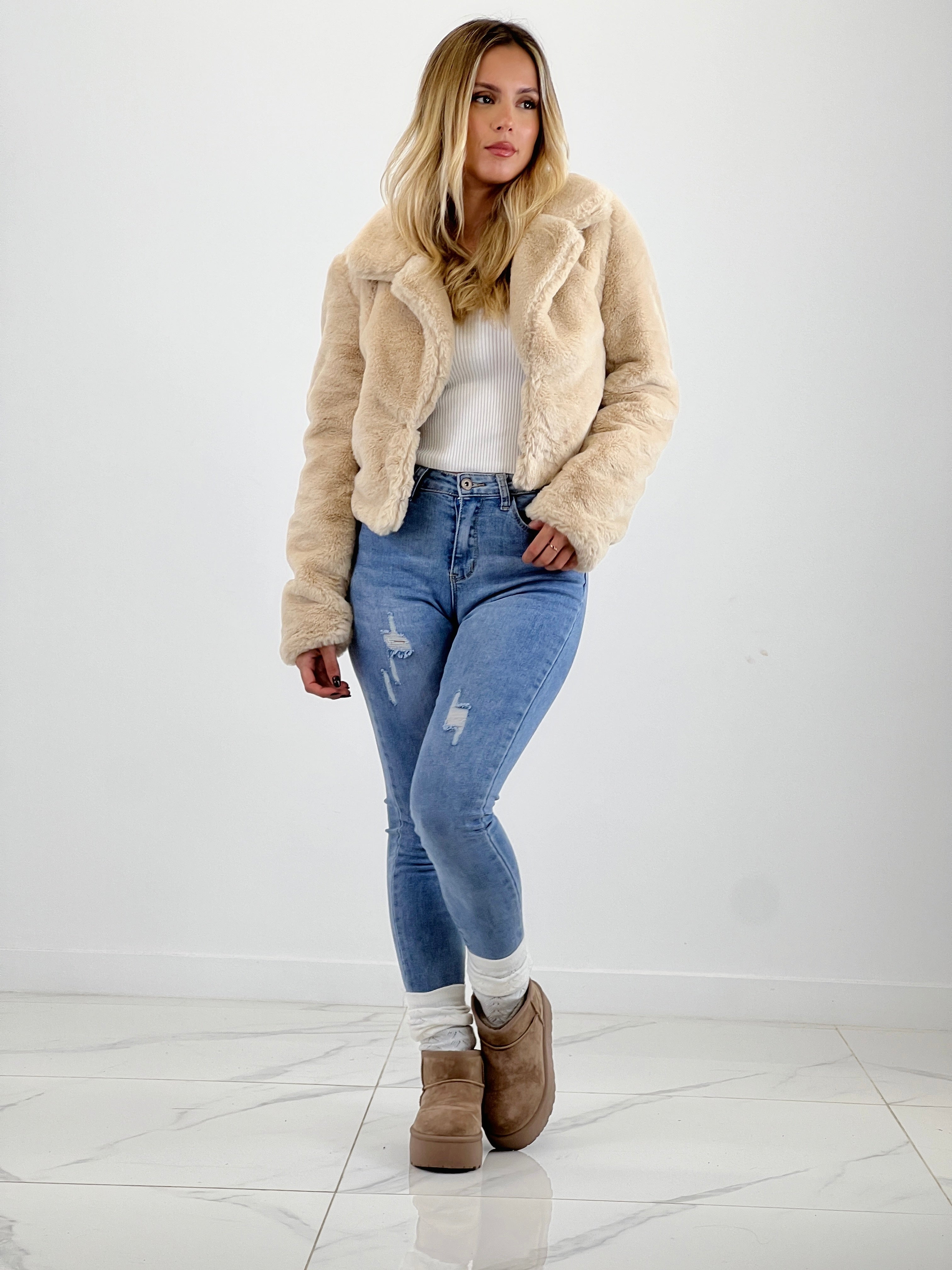 Botines plataforma forro pelo