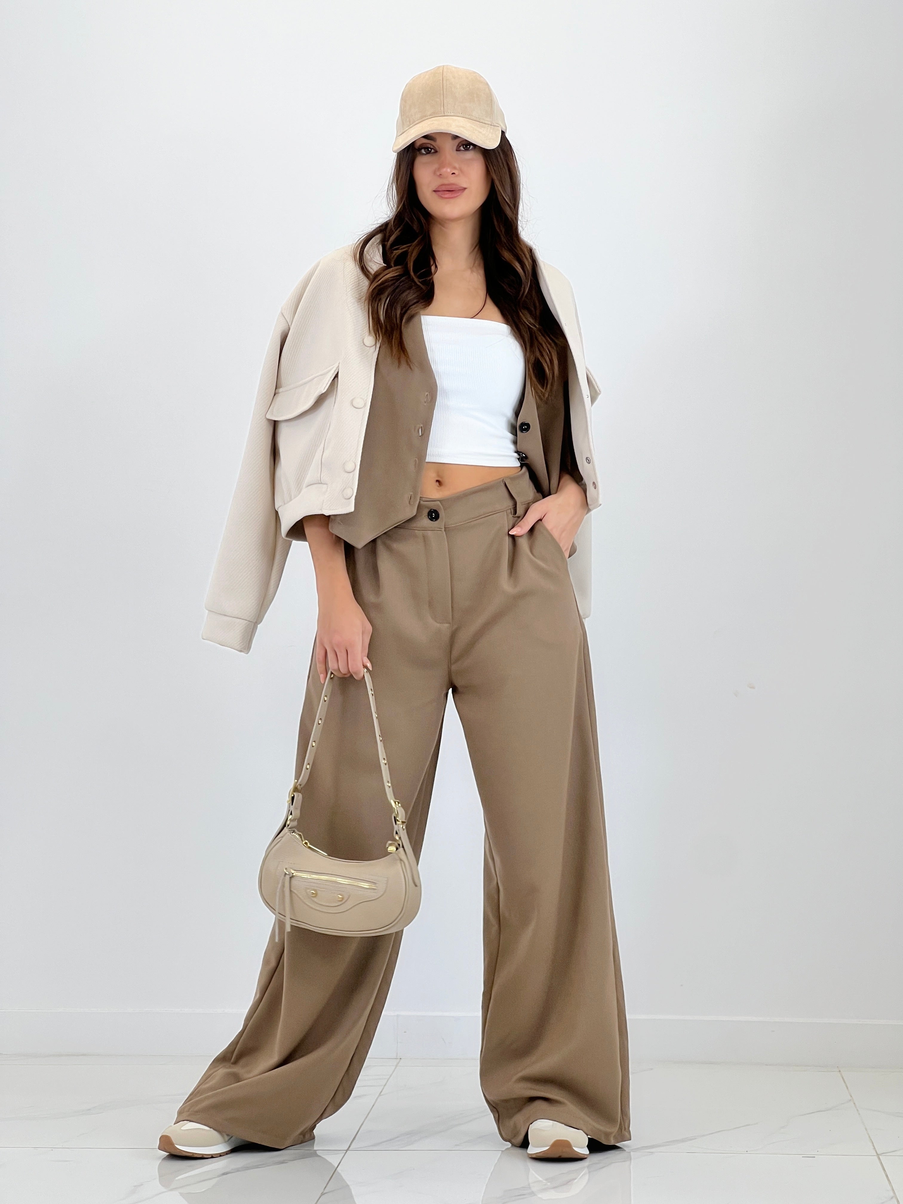 Cazadora bomber efecto paño