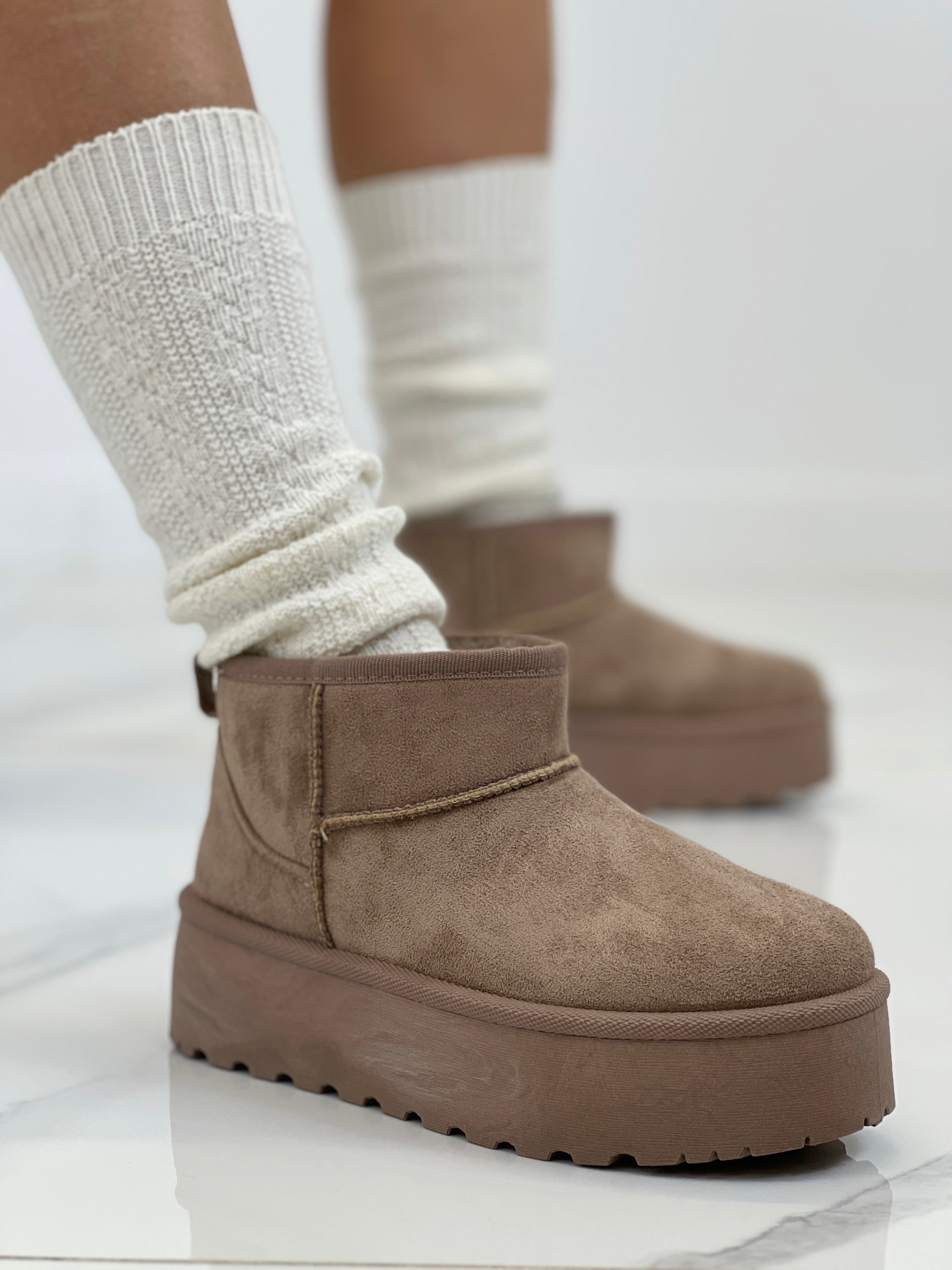 Botines plataforma forro pelo