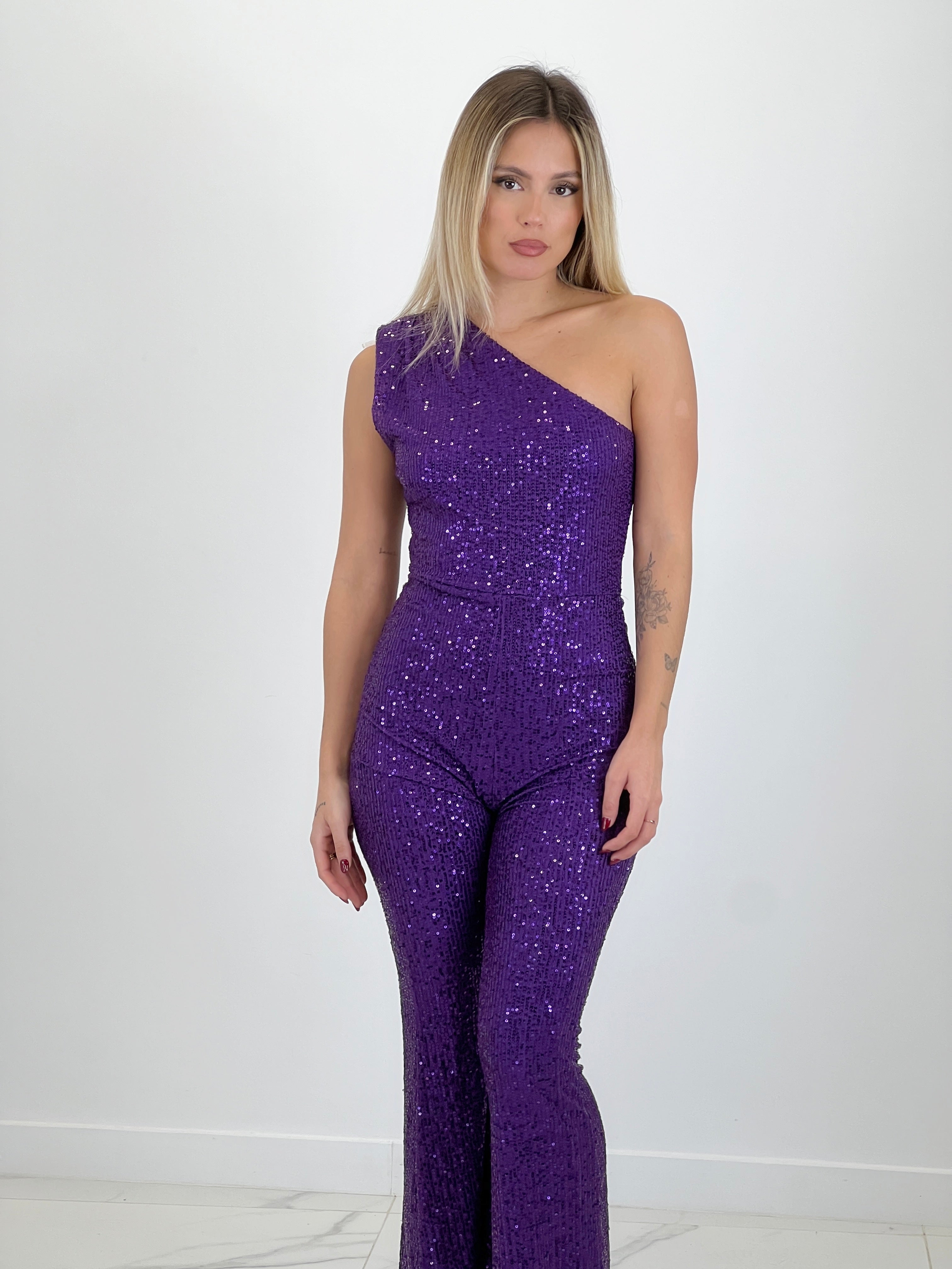 Mono asymétrique à sequins