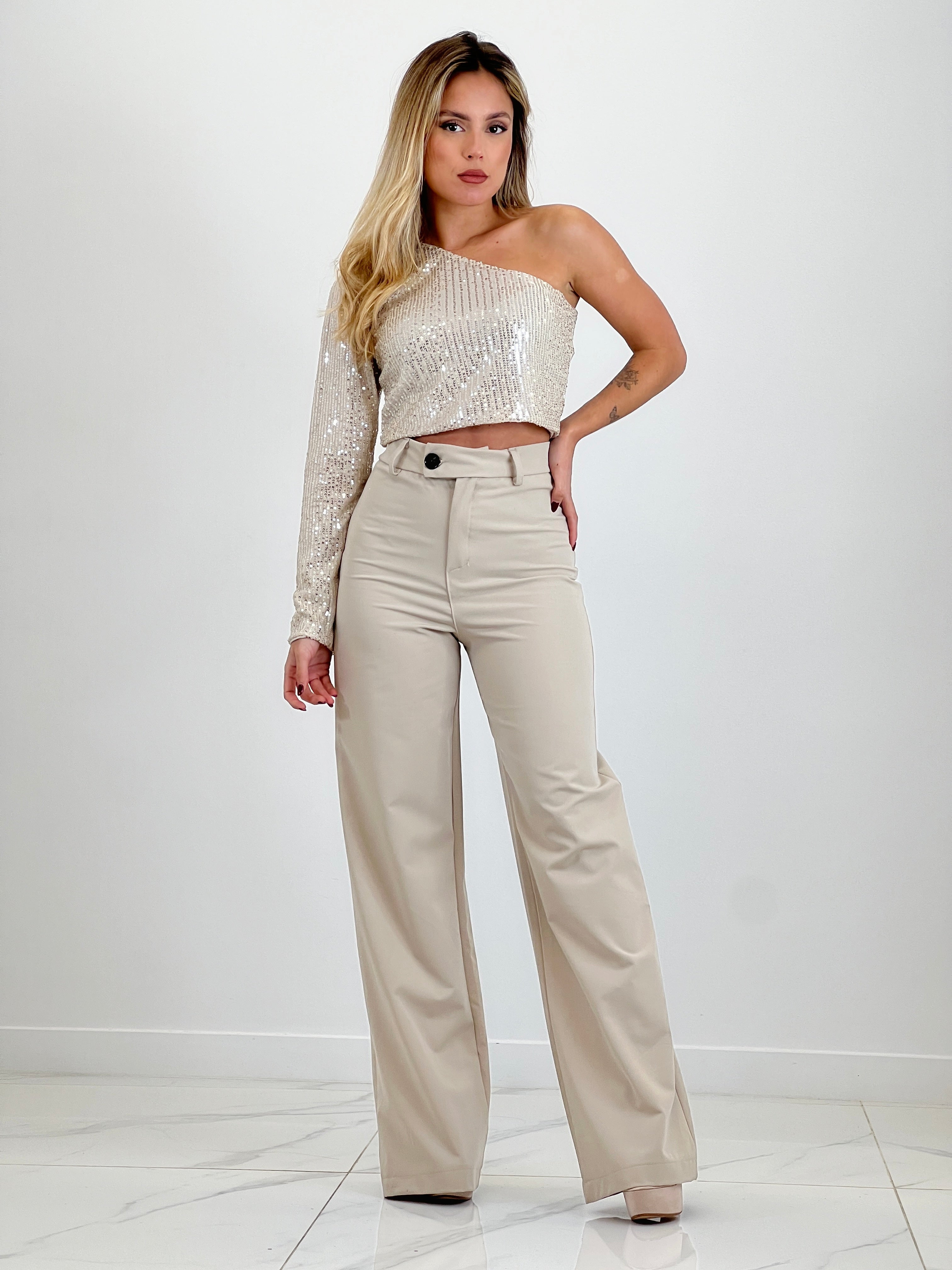 Top lentejuelas Kourtney