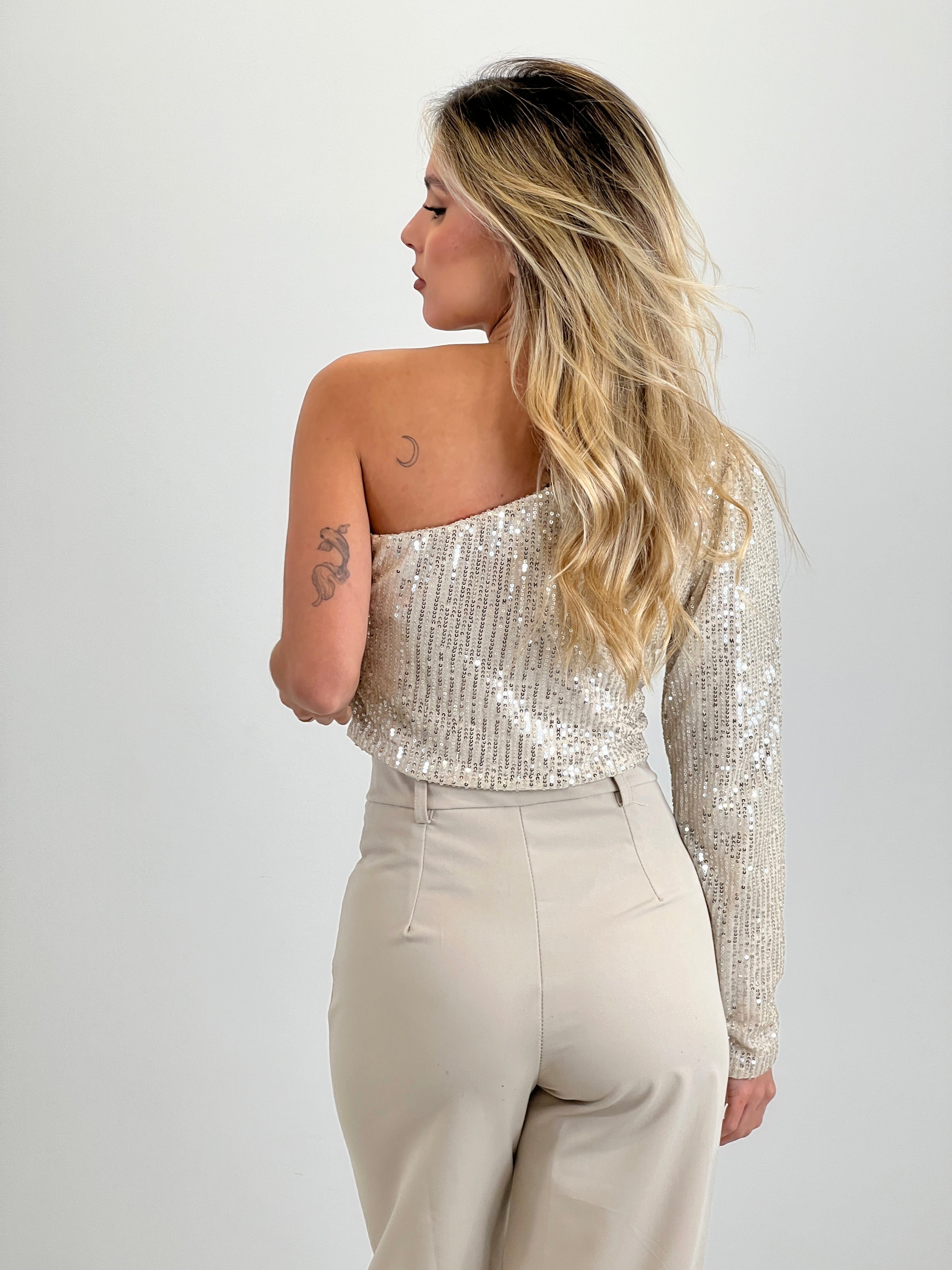 Top lentejuelas Kourtney