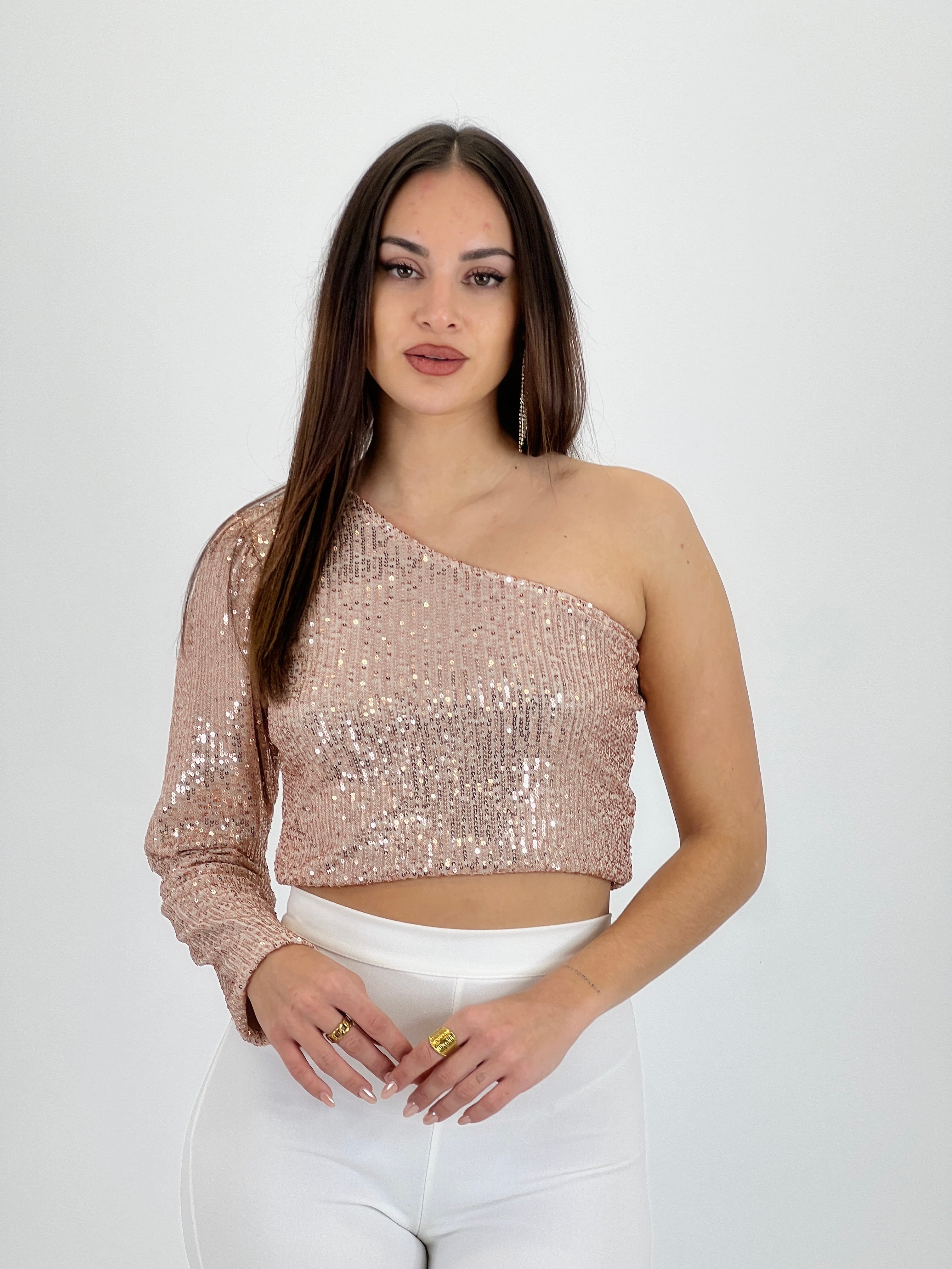 Top lentejuelas Kourtney