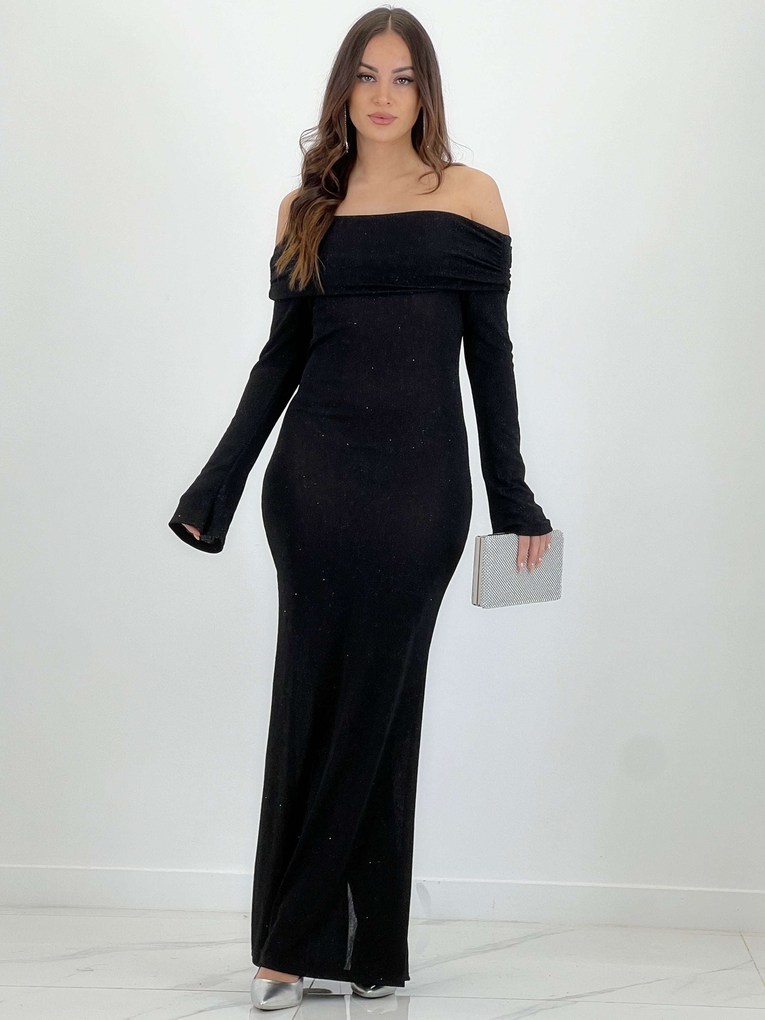 Nora boat neck dress