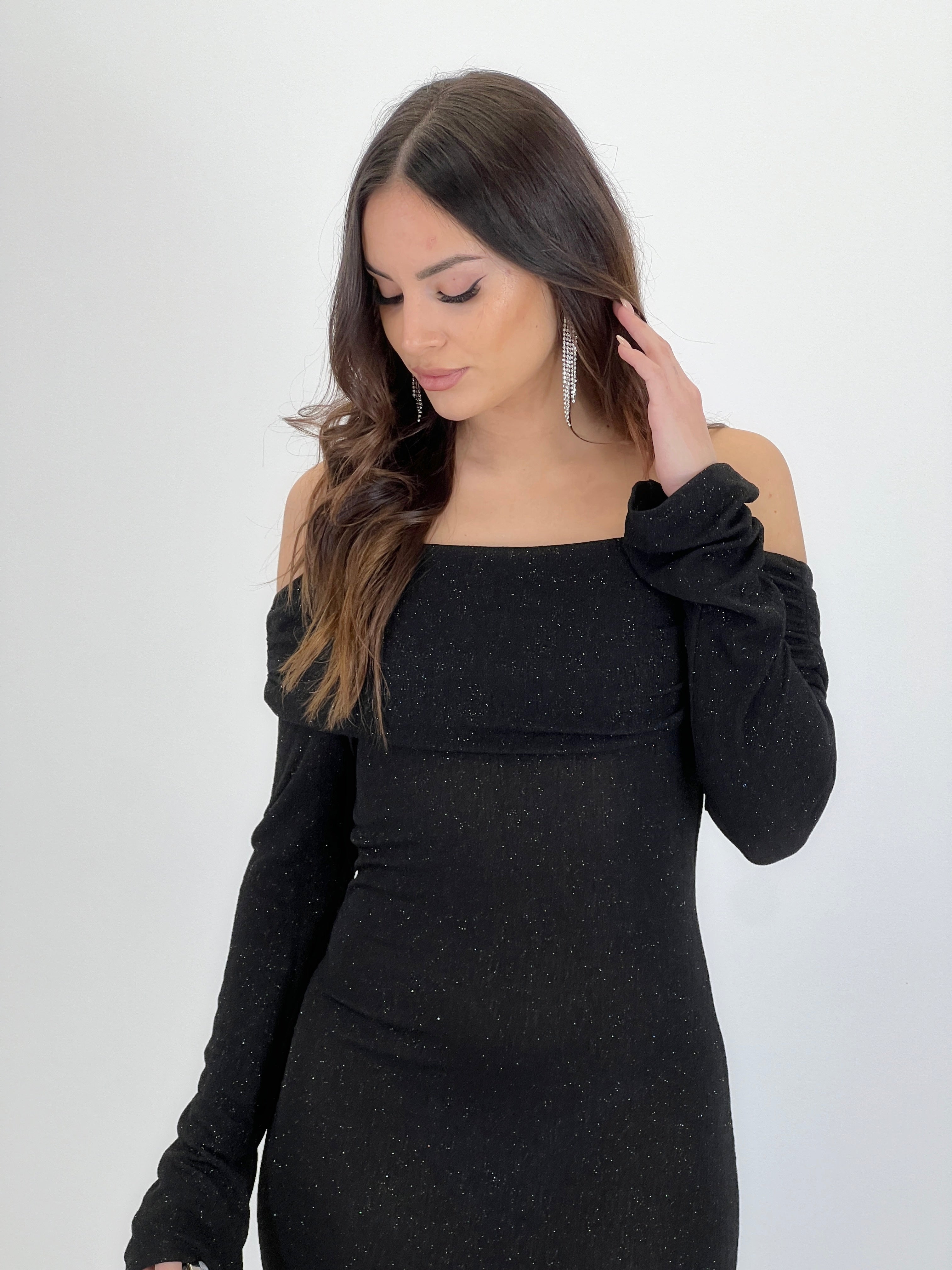 Nora boat neck dress