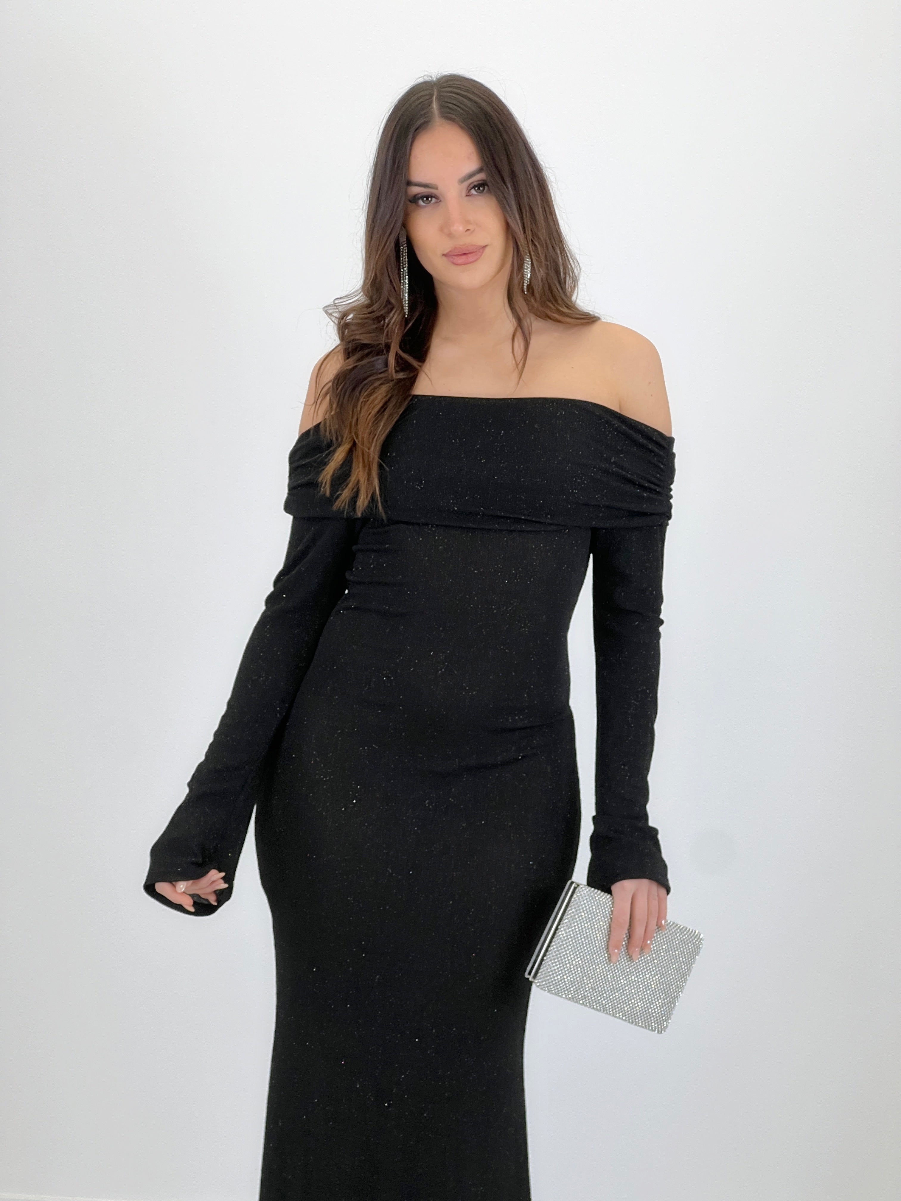 Nora boat neck dress