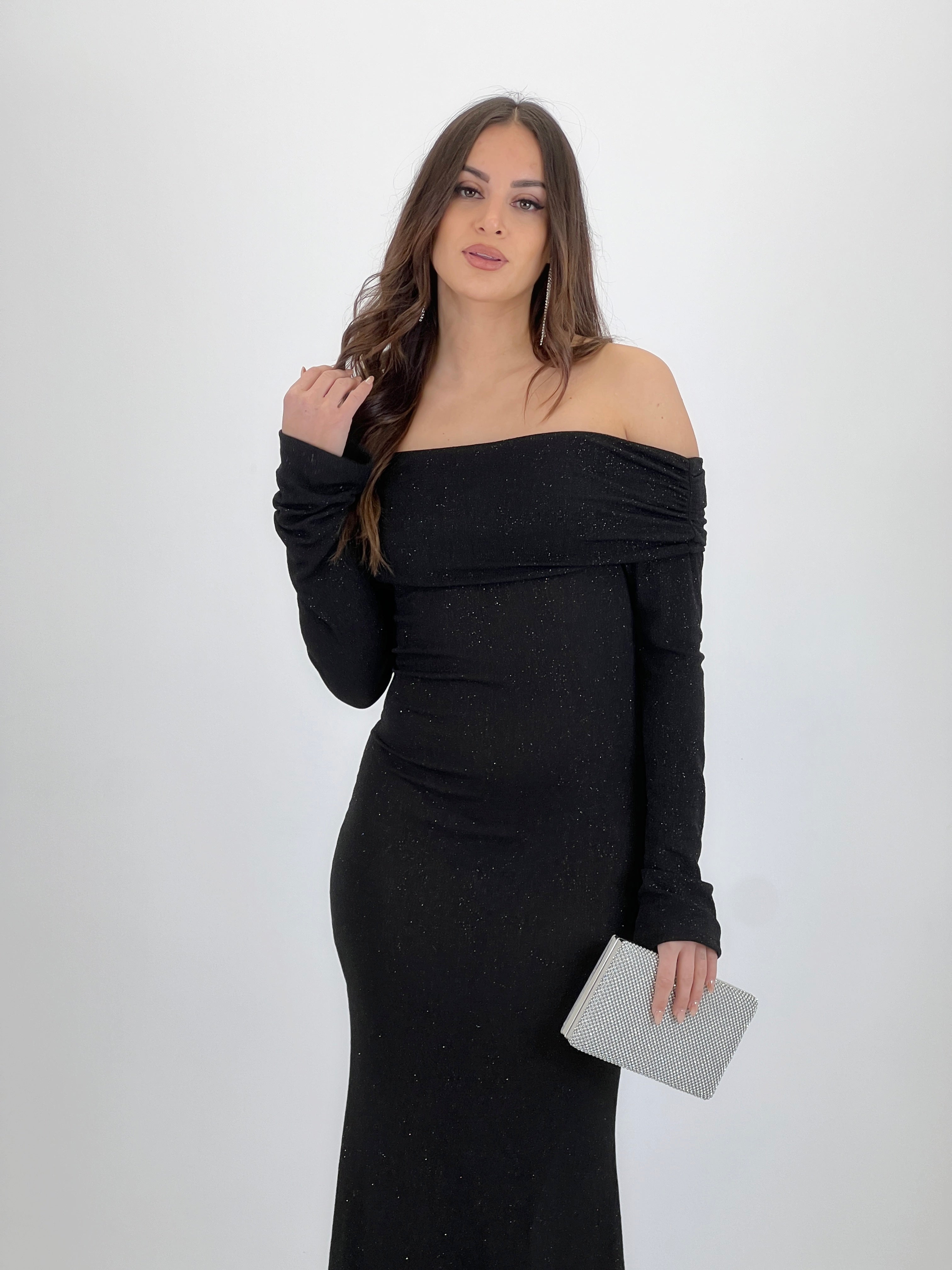 Nora boat neck dress