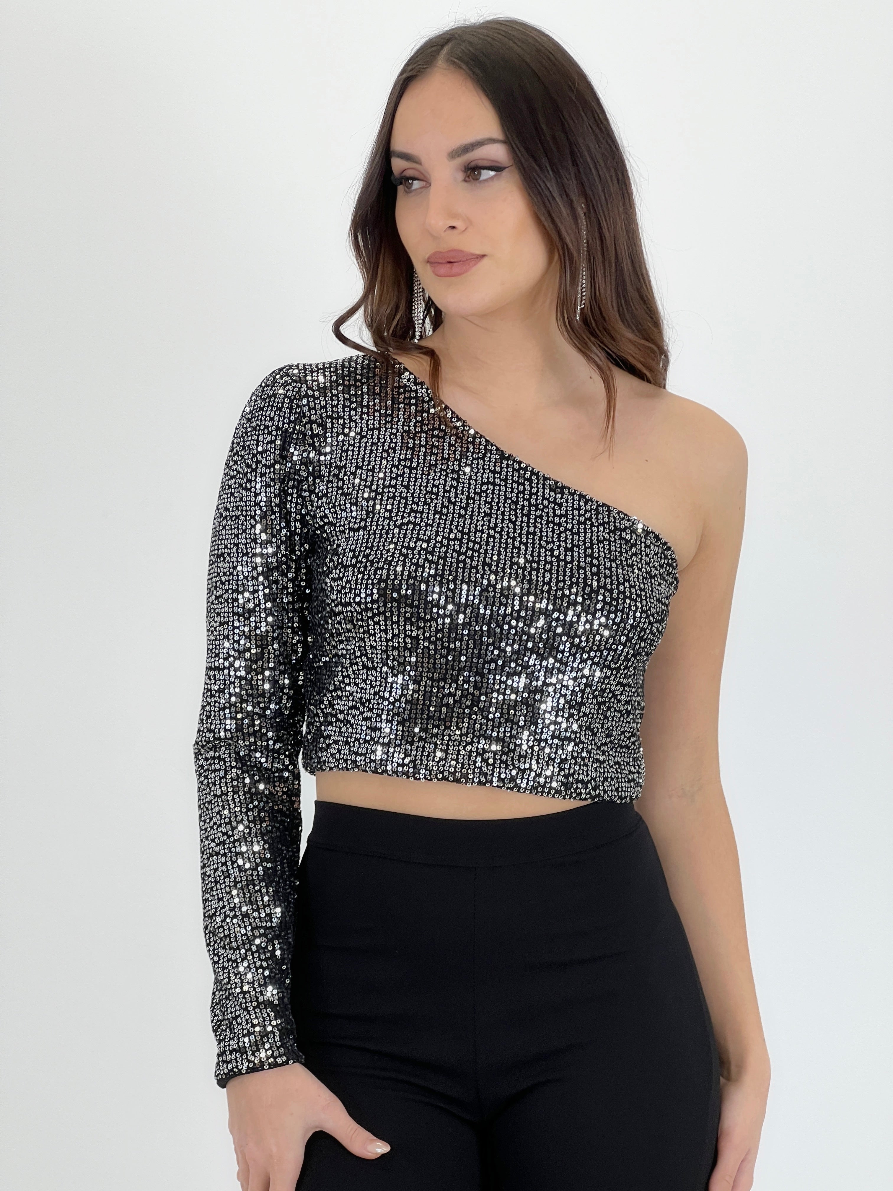 Top lentejuelas Kourtney