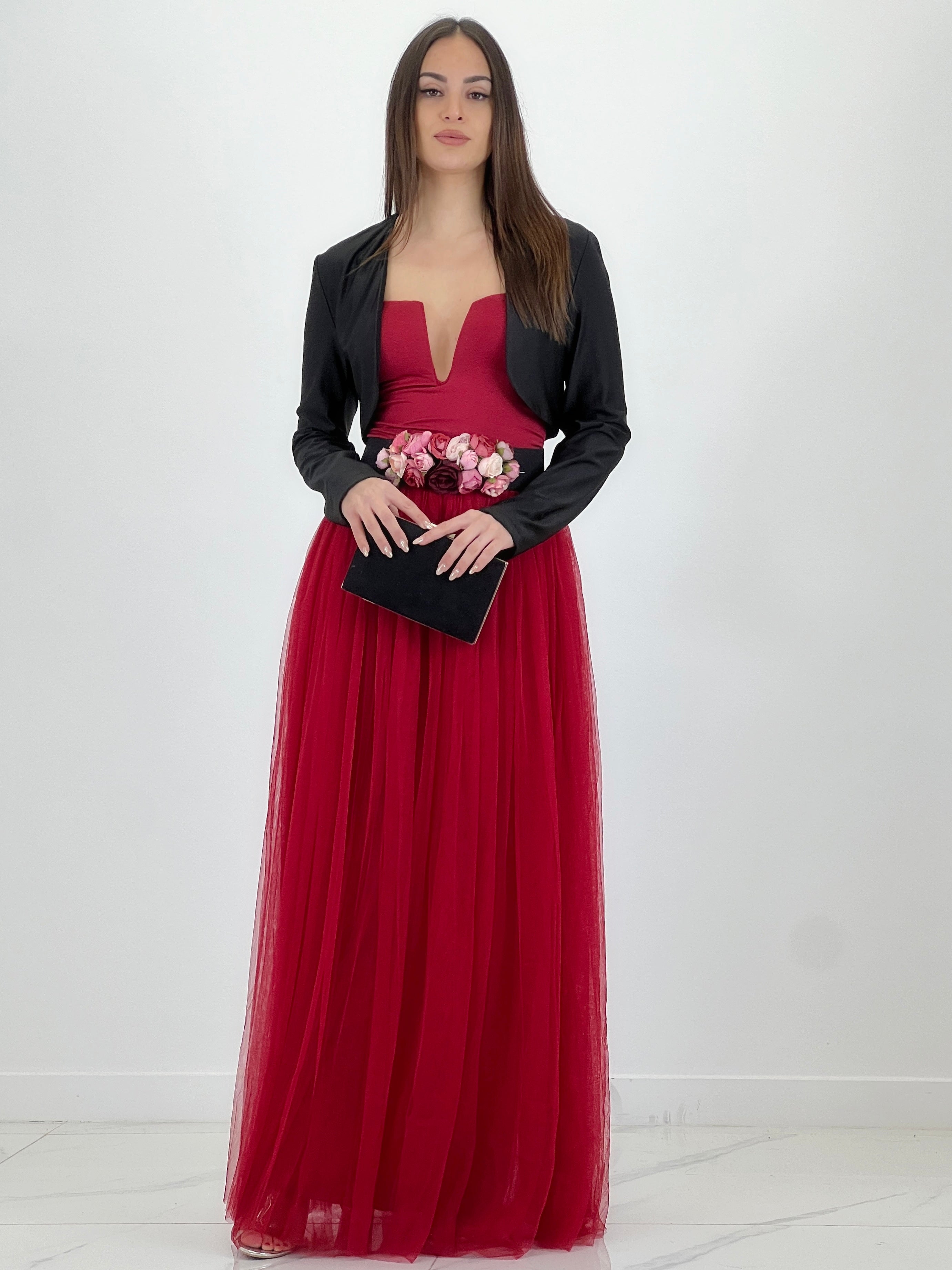 Chaqueta cropped licra