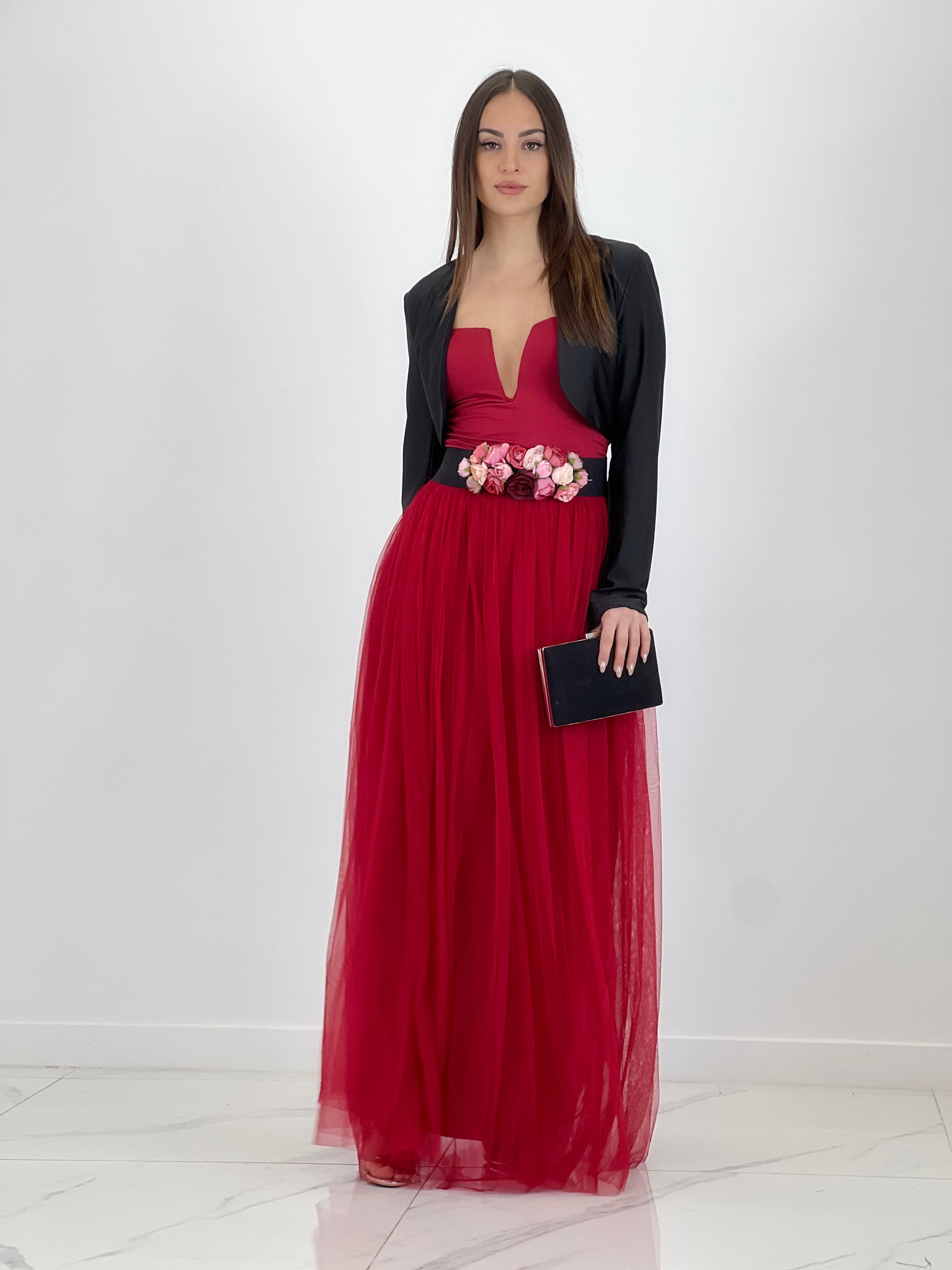 Chaqueta cropped licra