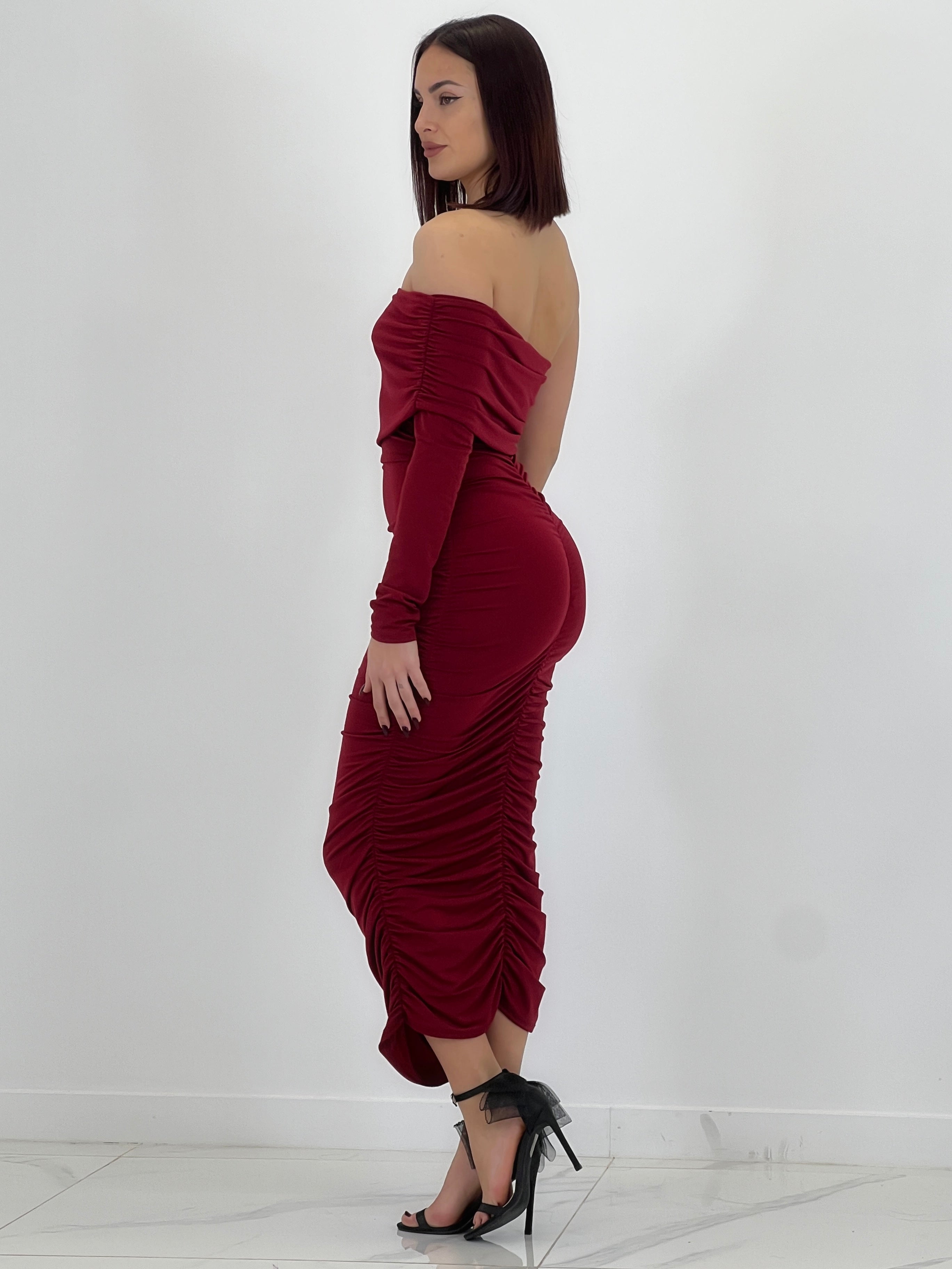 Vestido fruncido Ebele