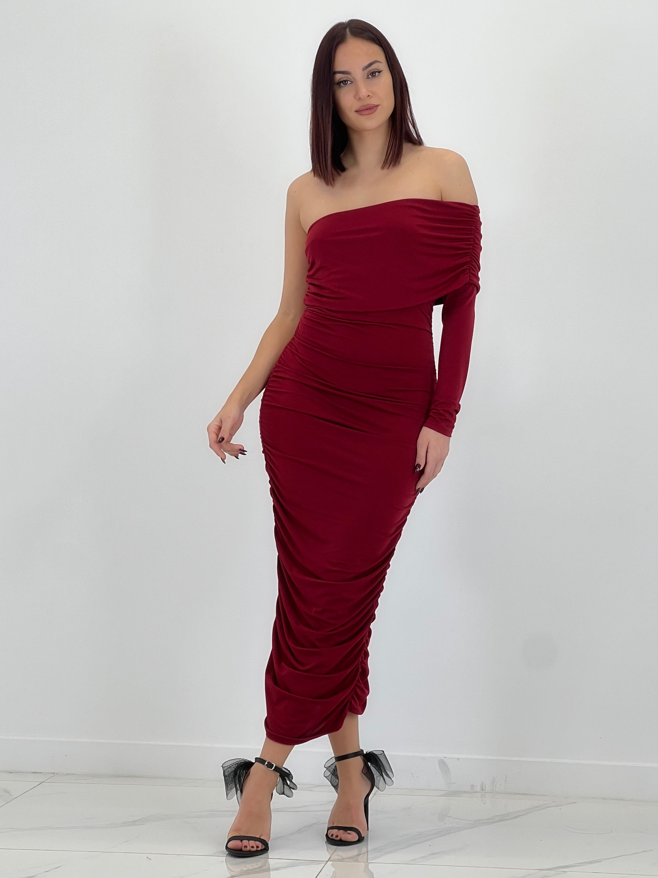 Vestido fruncido Ebele