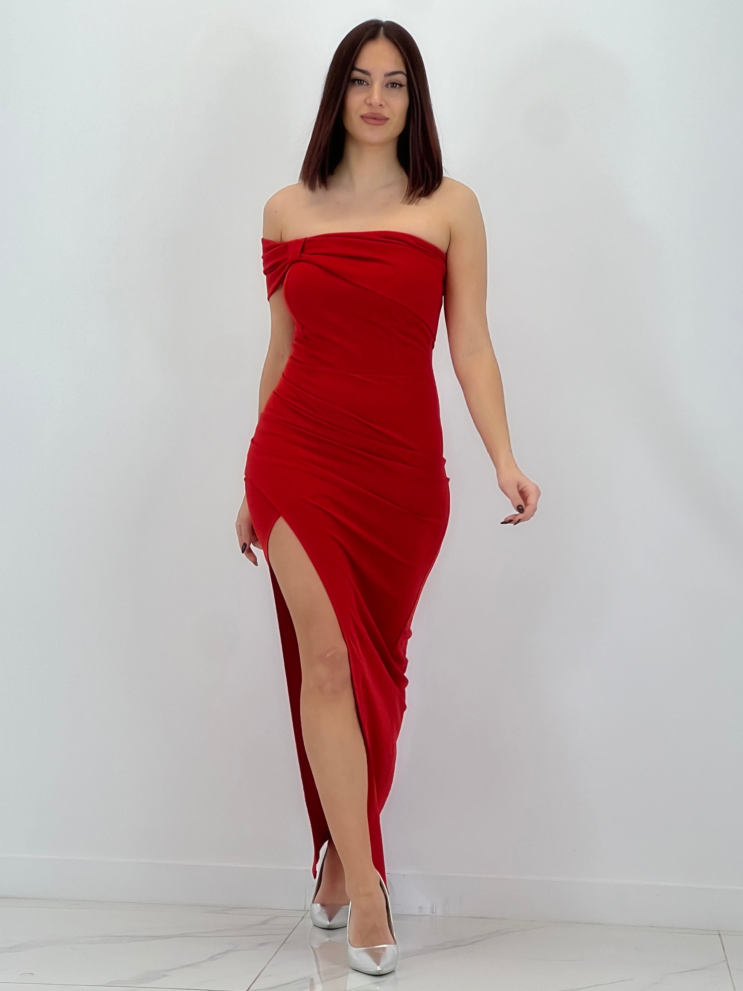 Vestido palabra de honor Stefania