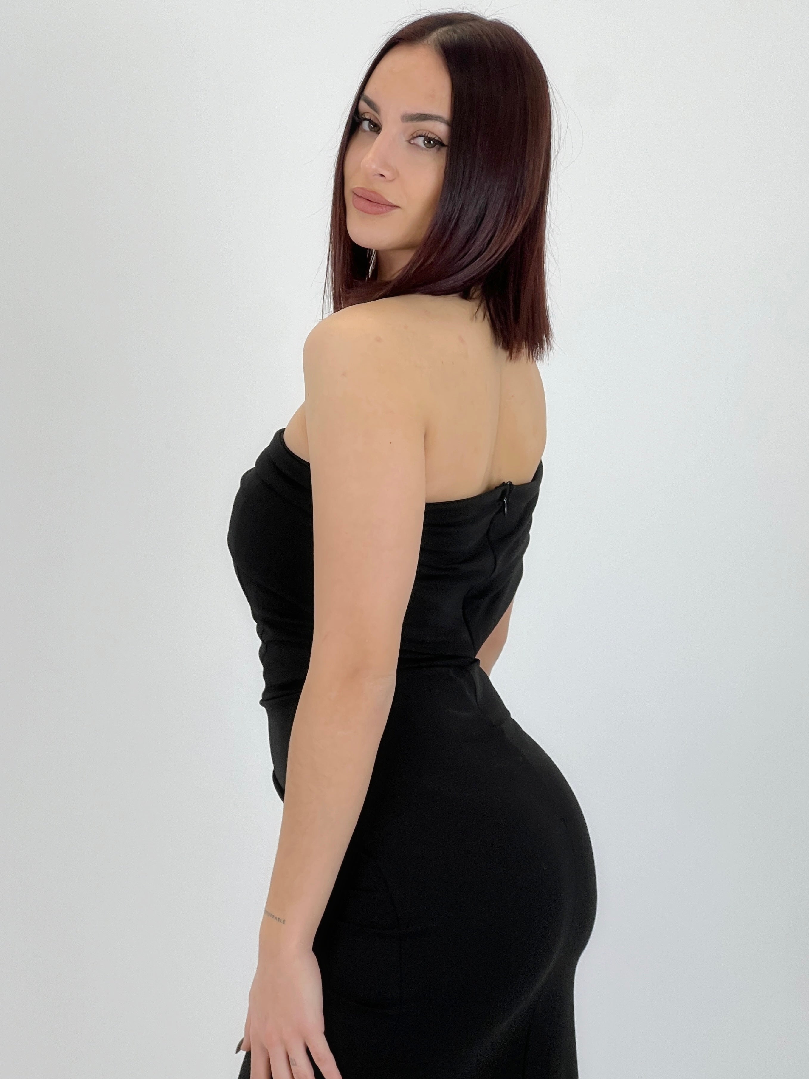 Vestido palabra de honor Stefania