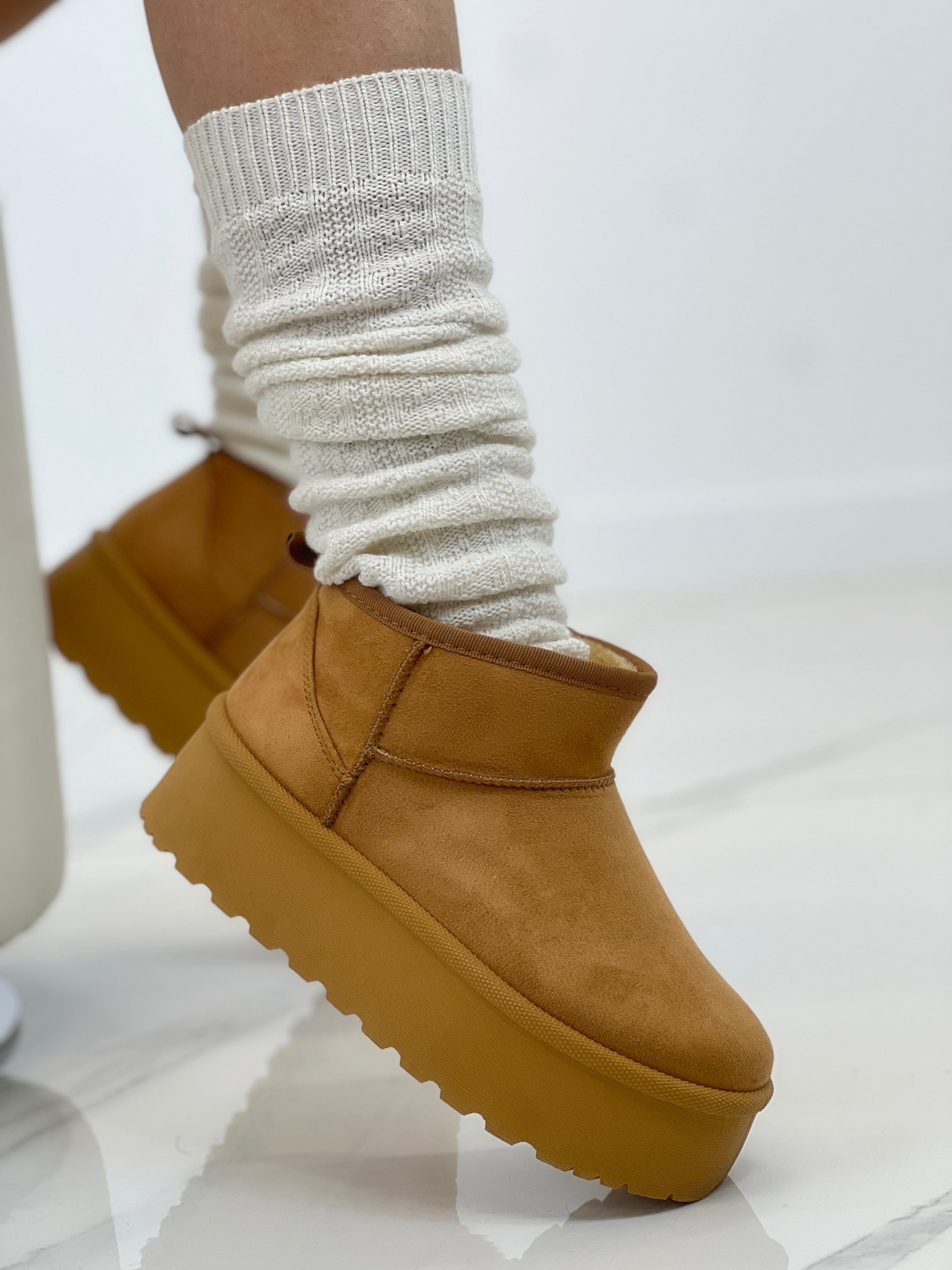 Botines plataforma forro pelo