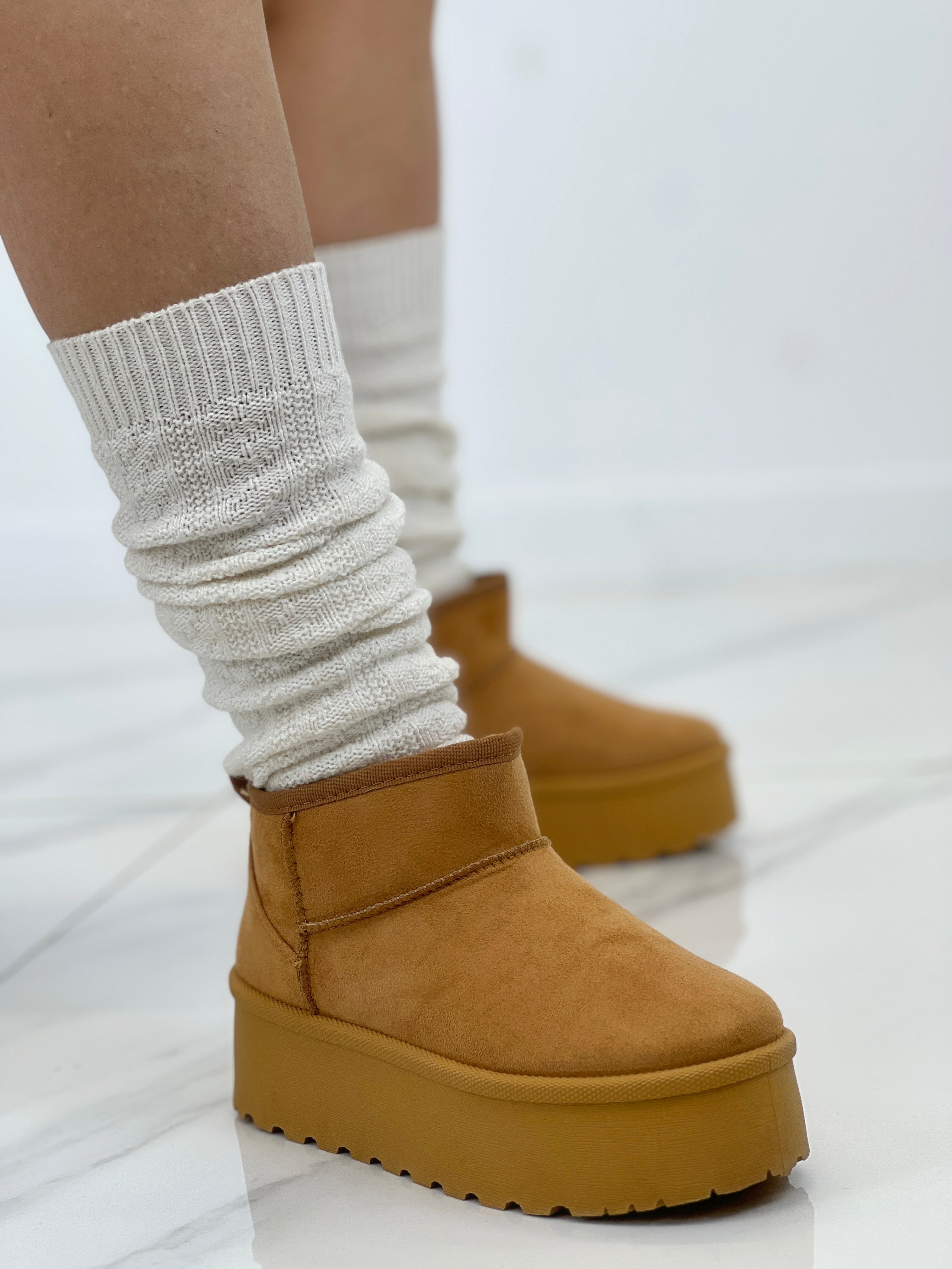 Botines plataforma forro pelo