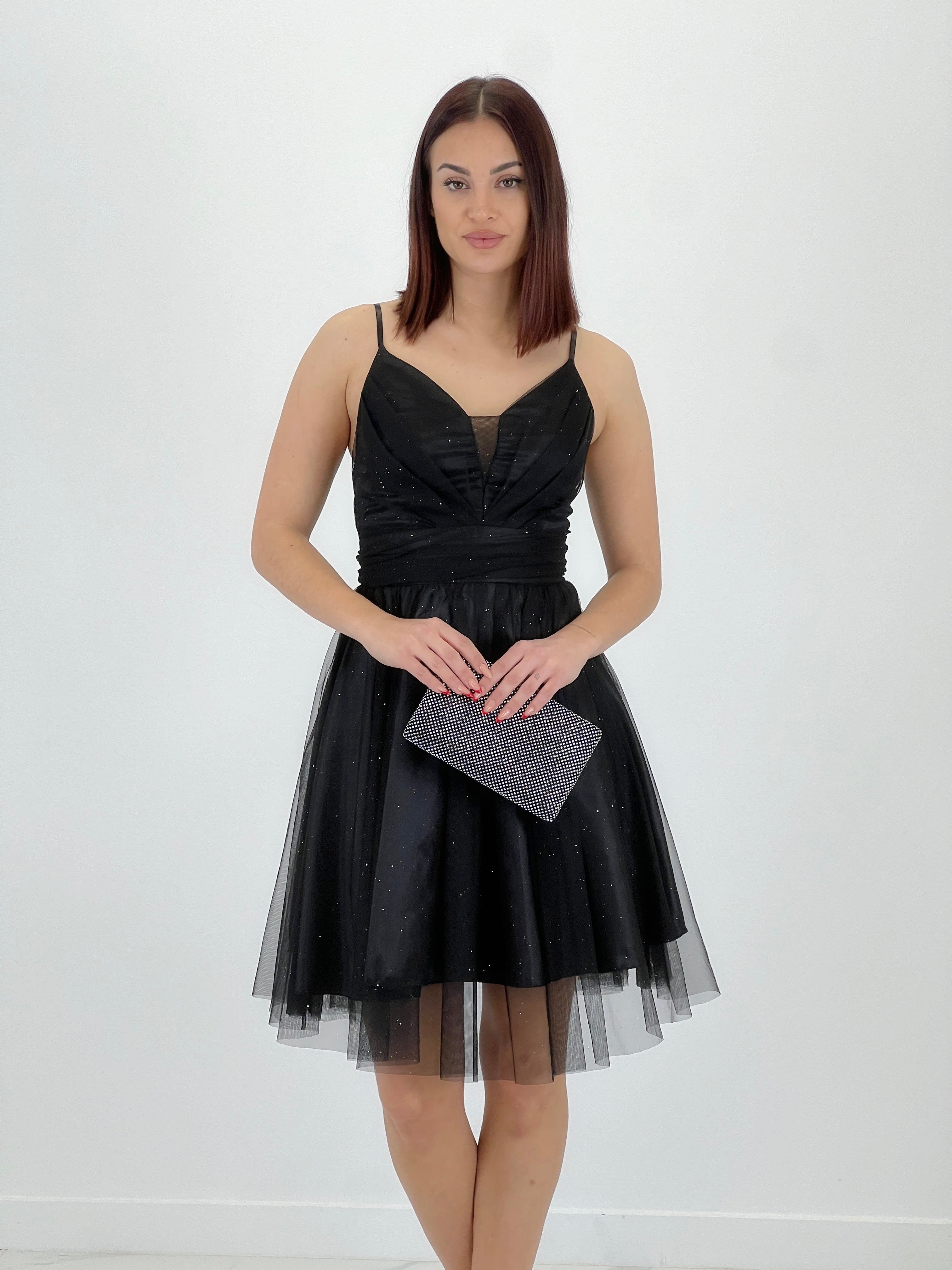 Vestido de tul midi Bianca