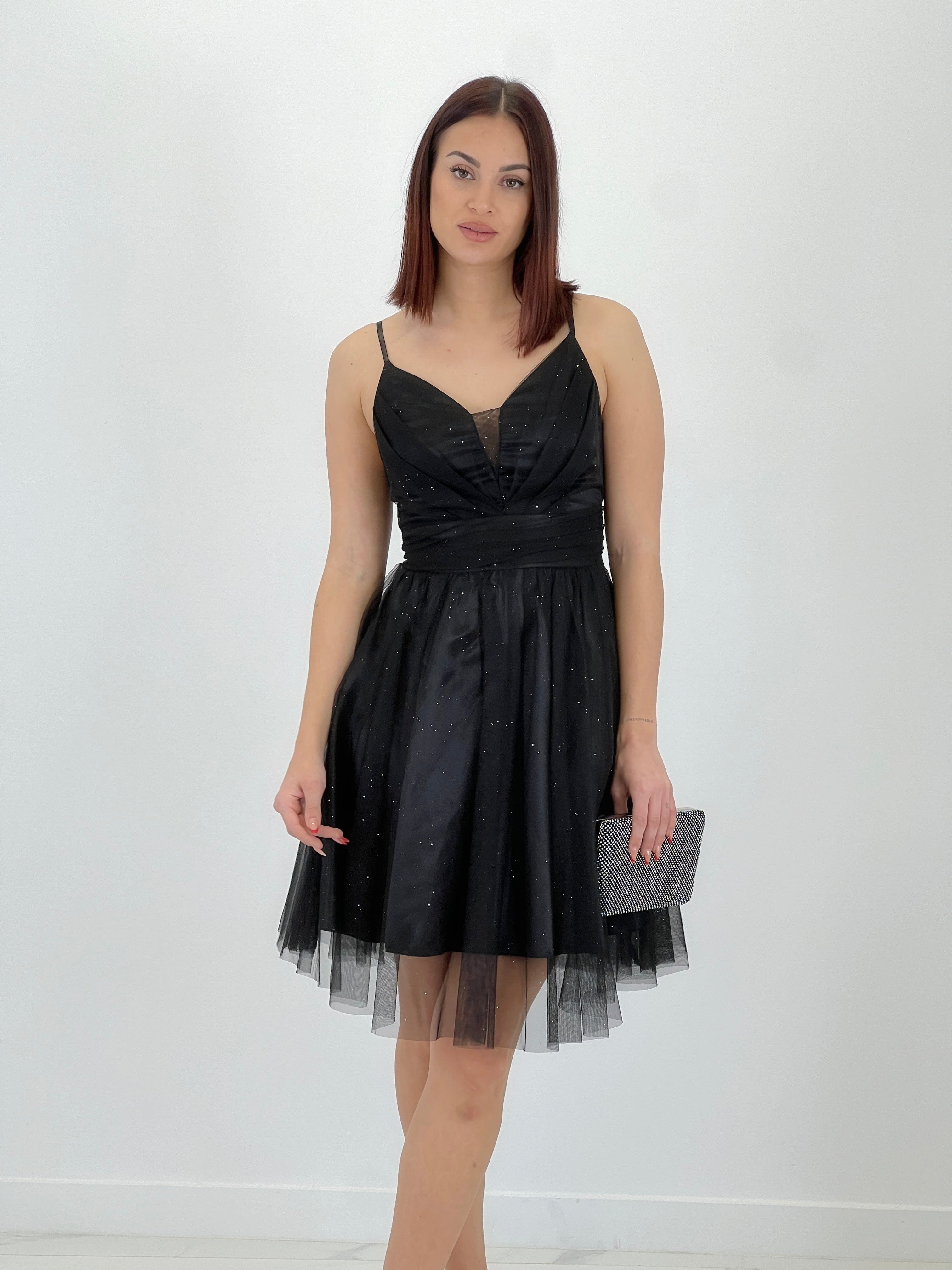 Vestido de tul midi Bianca