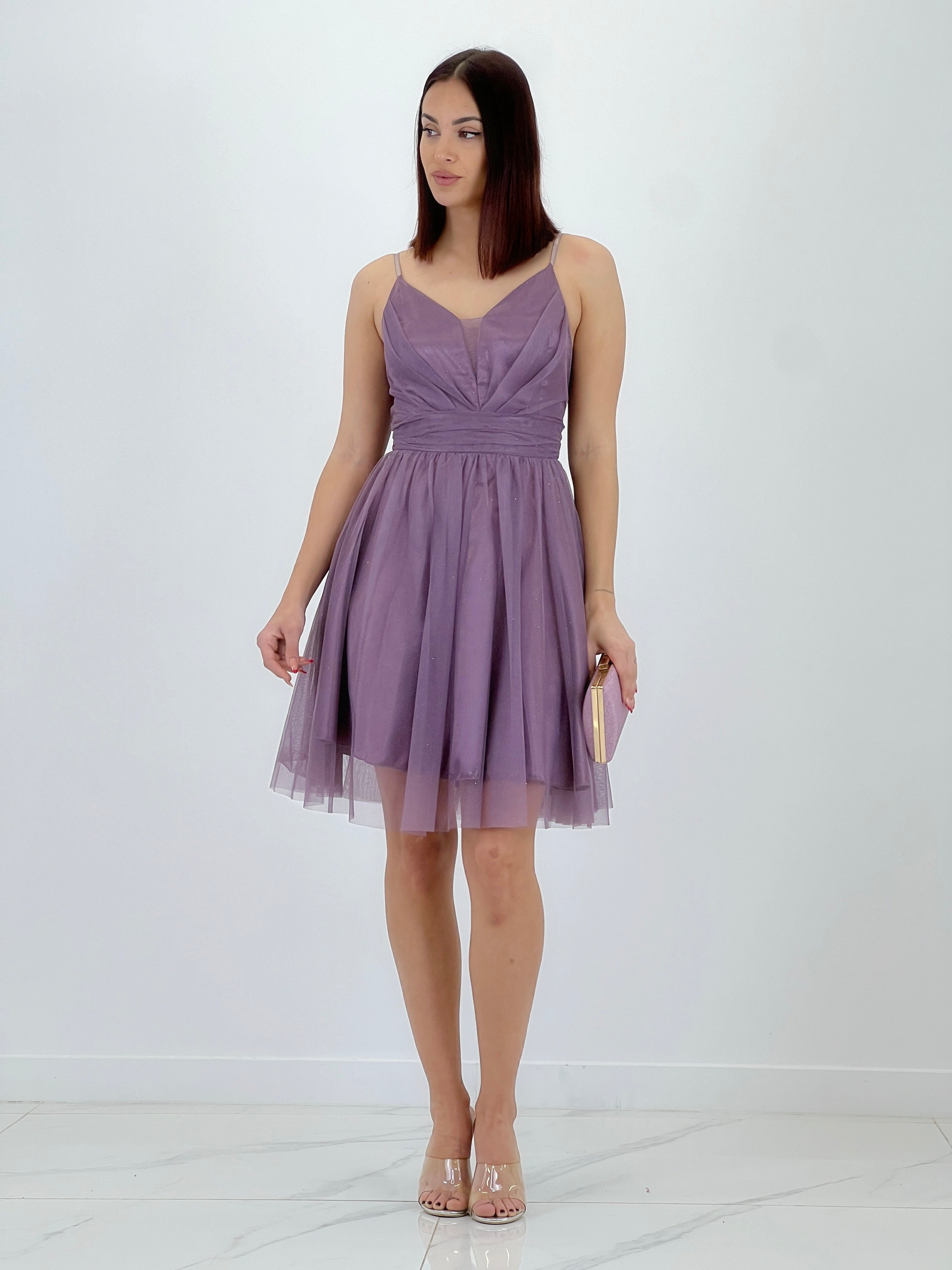 Vestido de tul midi Bianca