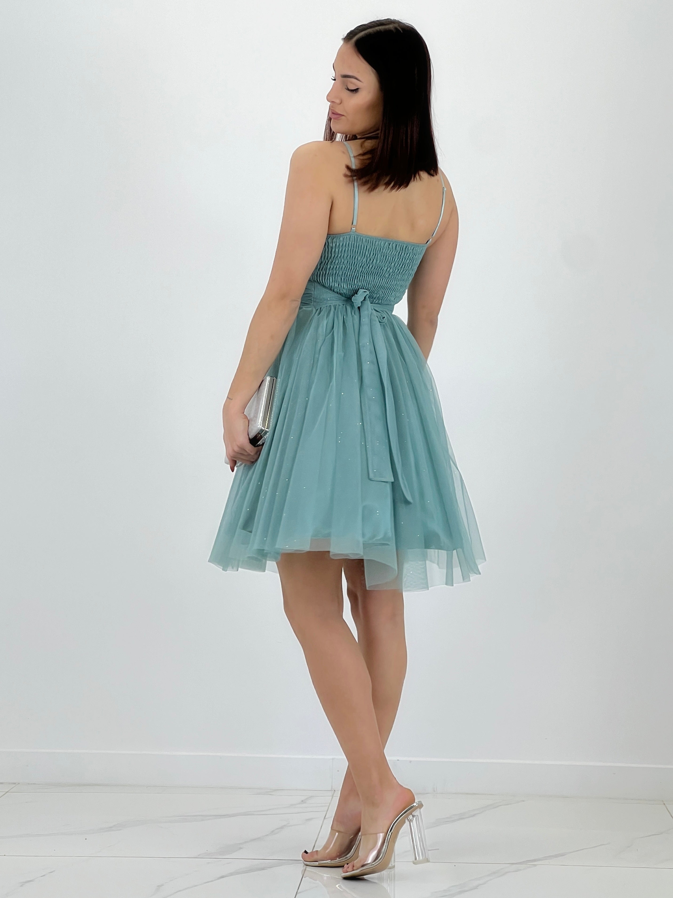 Vestido de tul midi Bianca