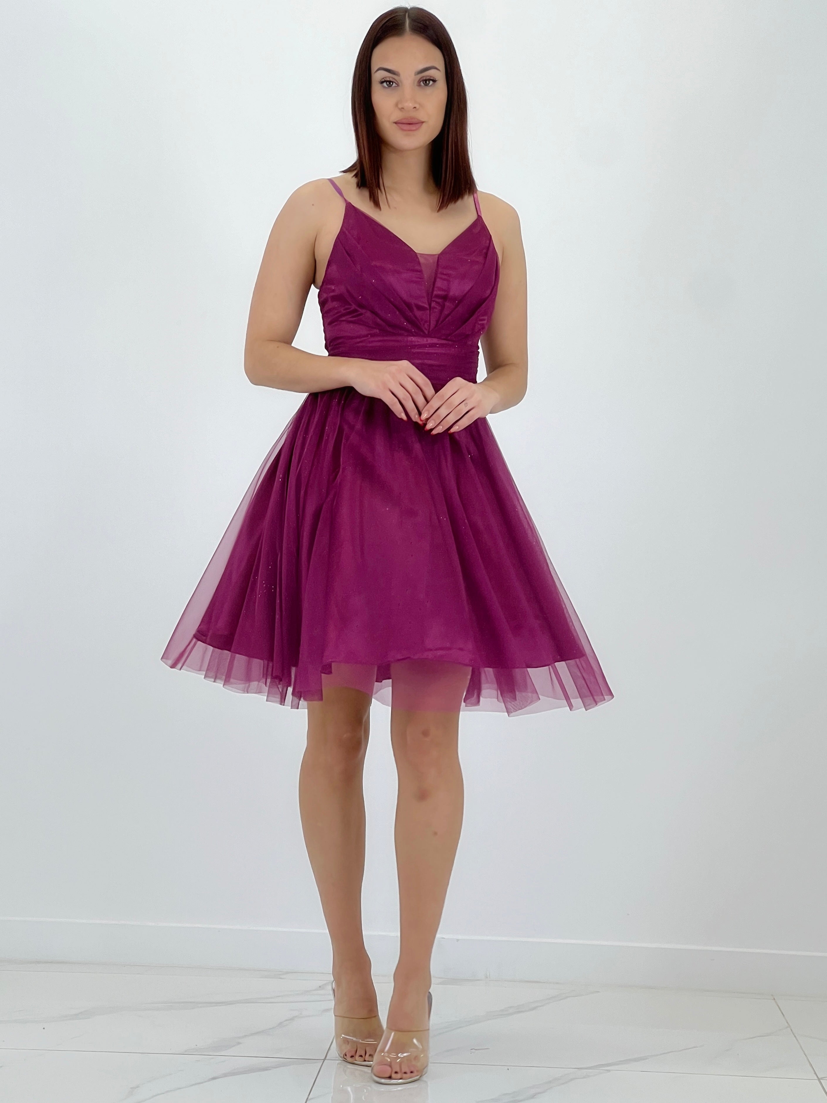 Vestido de tul midi Bianca