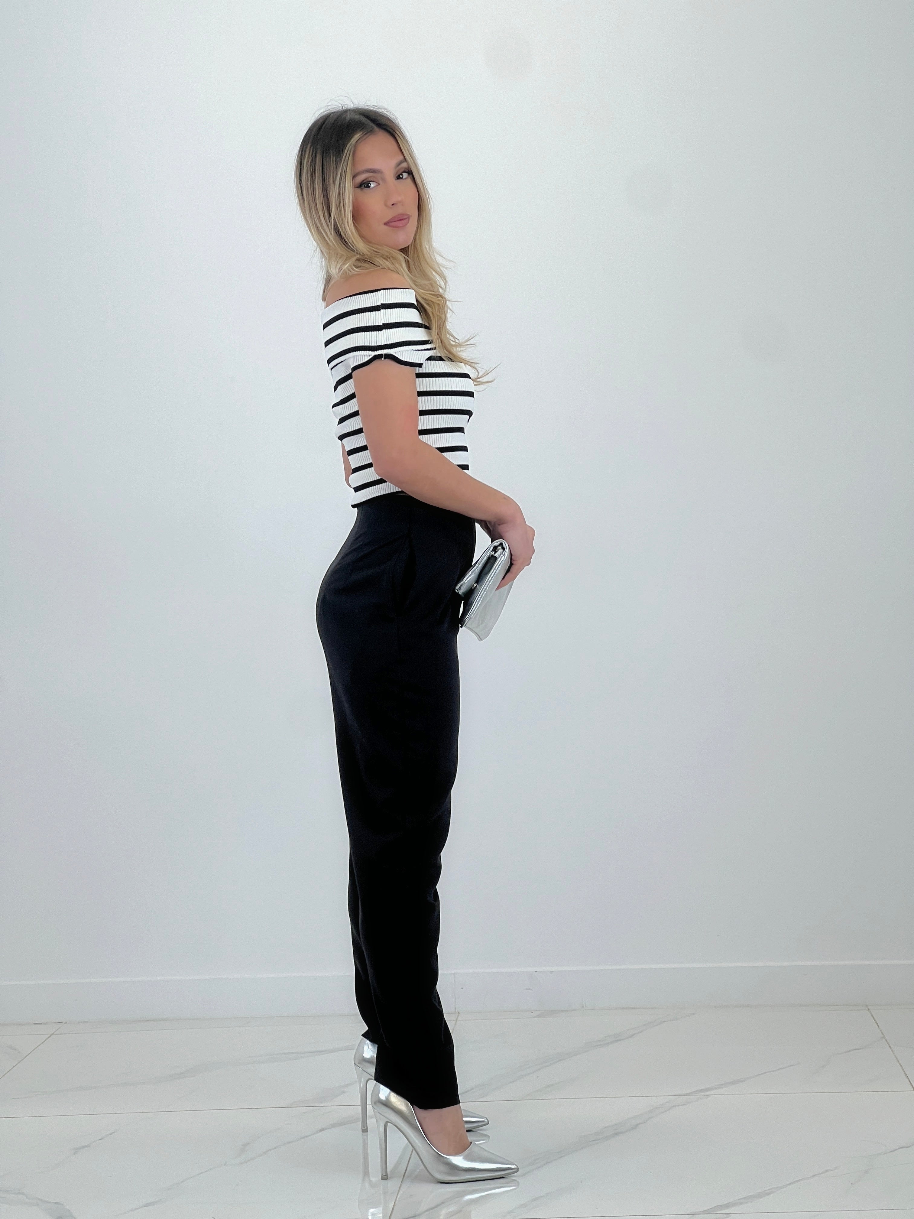 Pantalón pinzas recto