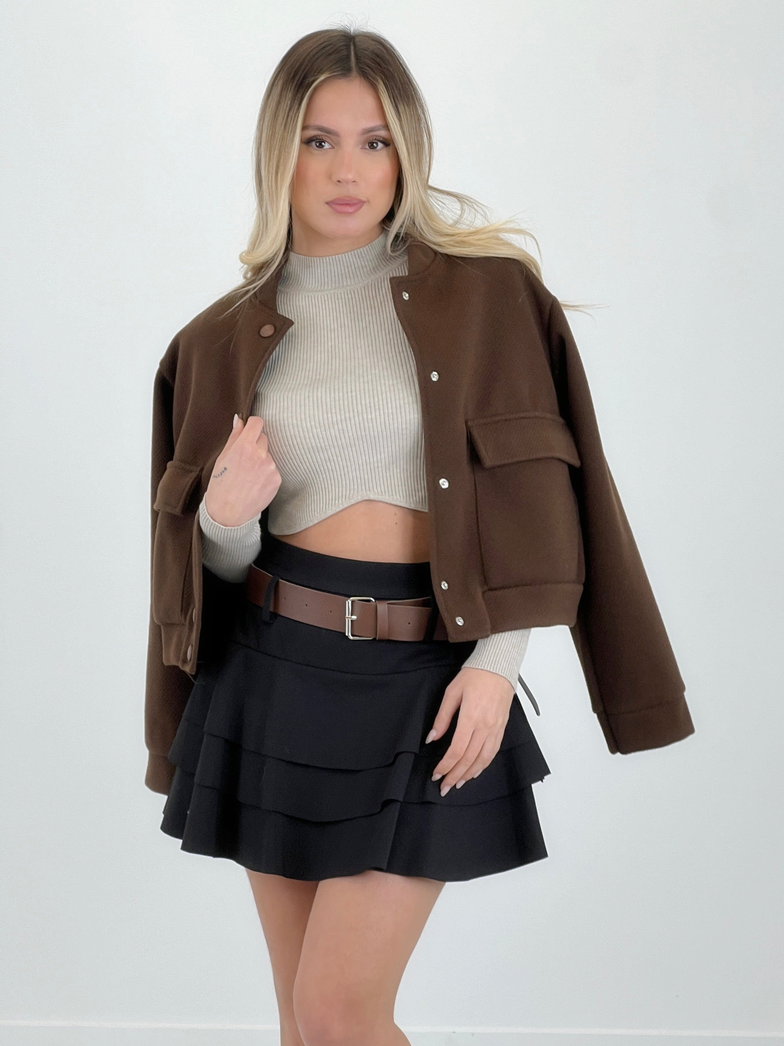 Falda pantalón volantes