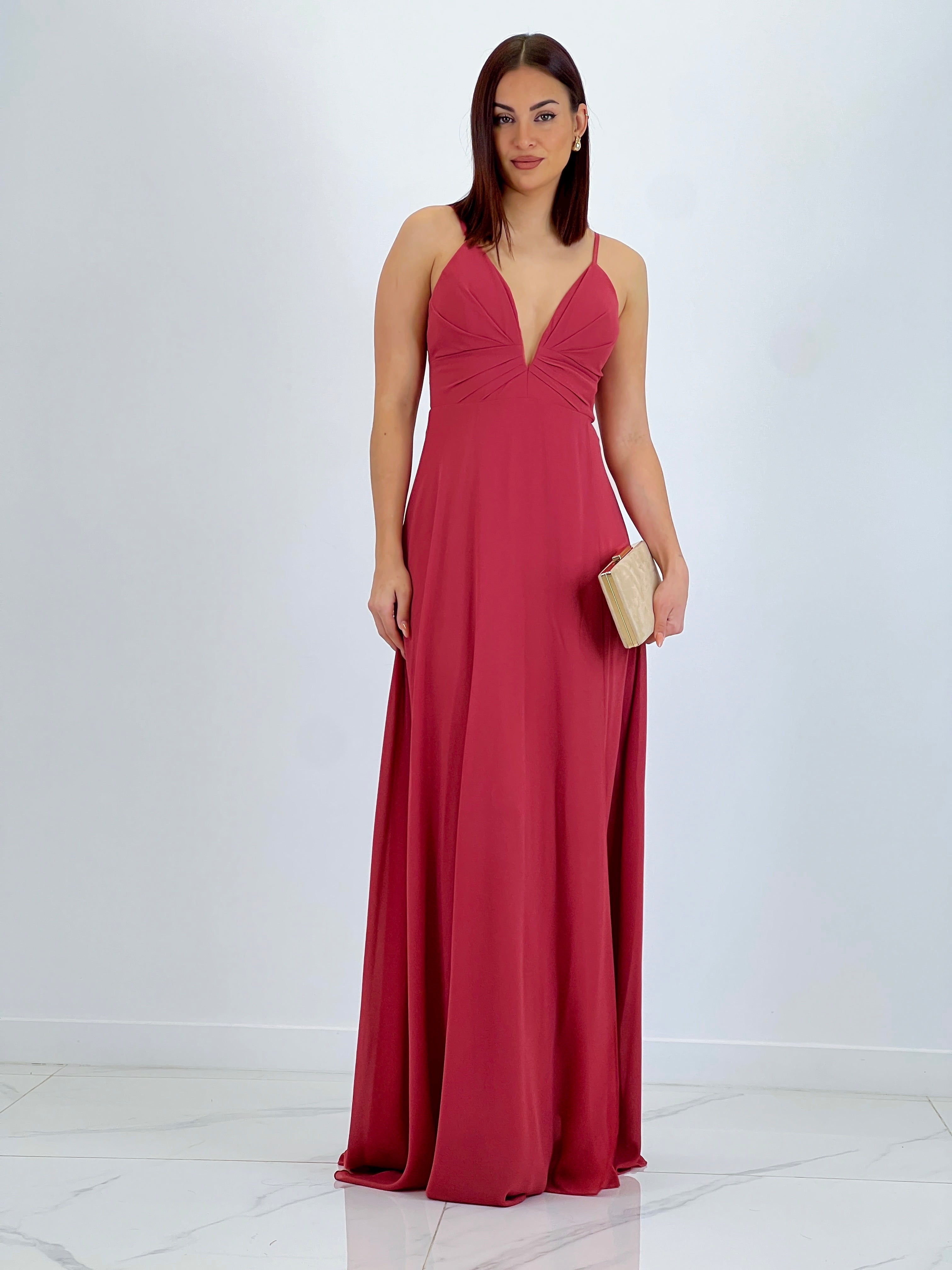 Vestido ceremonia Escote V - Zebra&Maduixa®