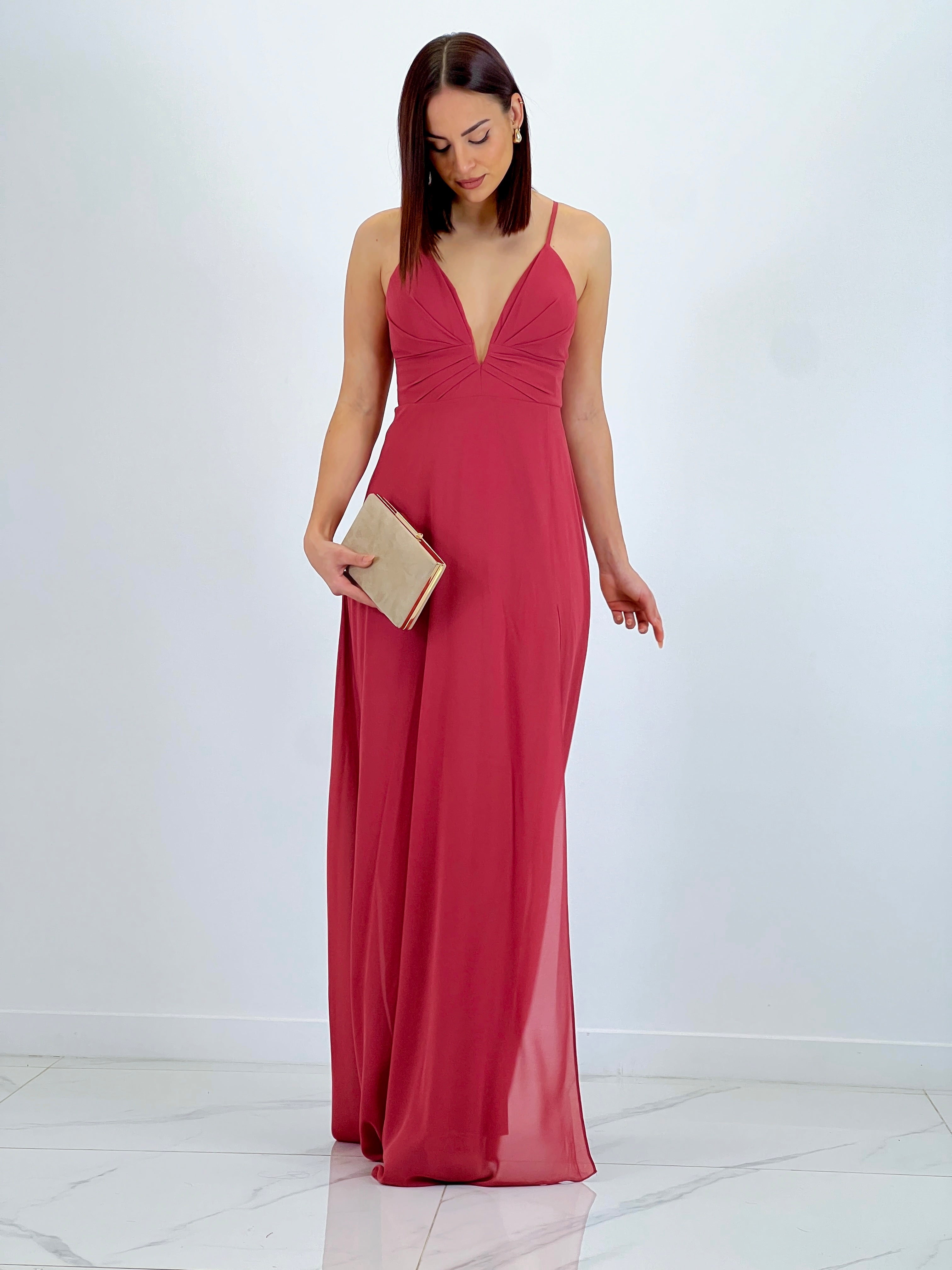 Vestido ceremonia Escote V - Zebra&Maduixa®