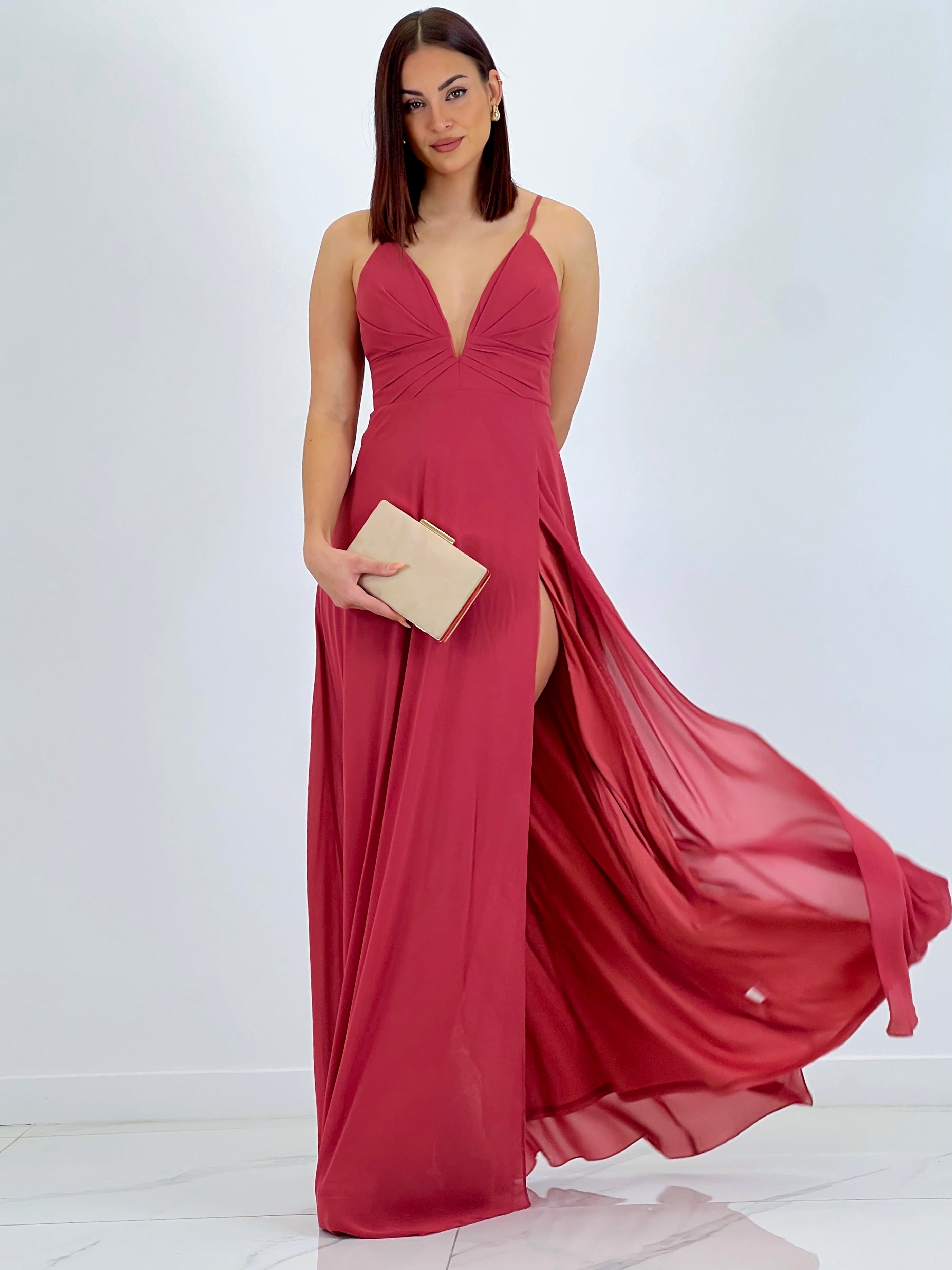 Vestido ceremonia Escote V - Zebra&Maduixa®