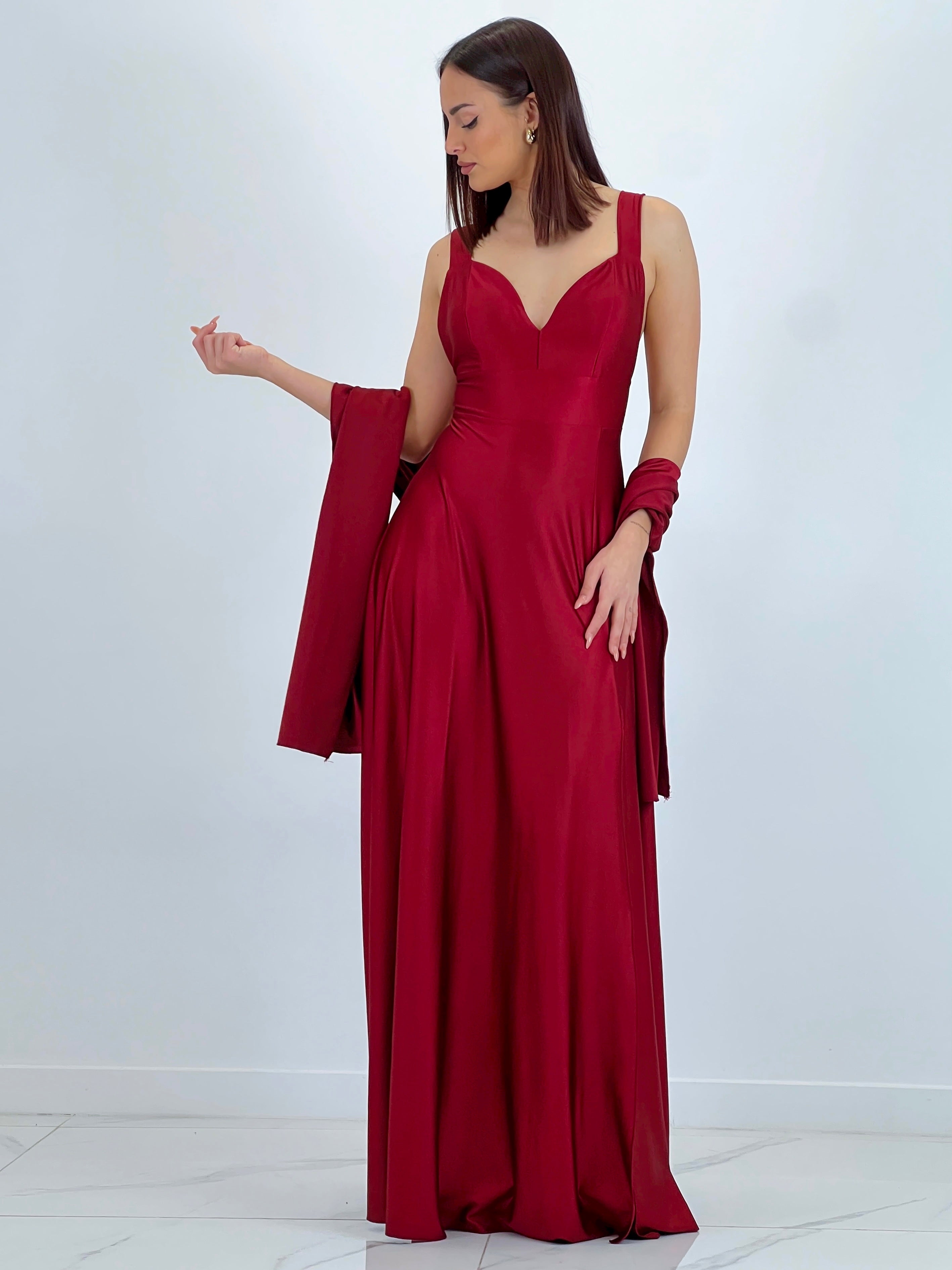 Vestido con fular Altea