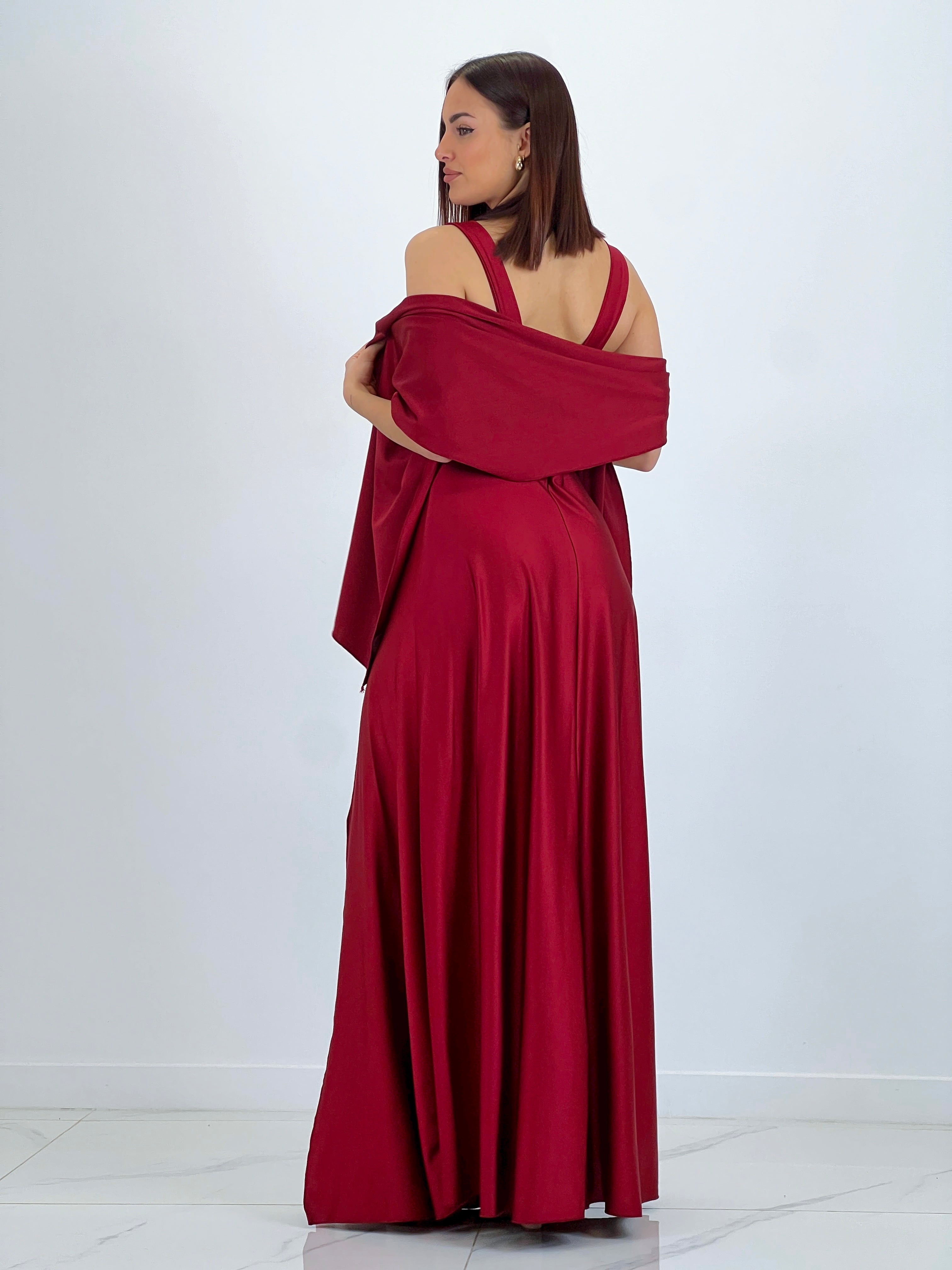 Vestido con fular Altea