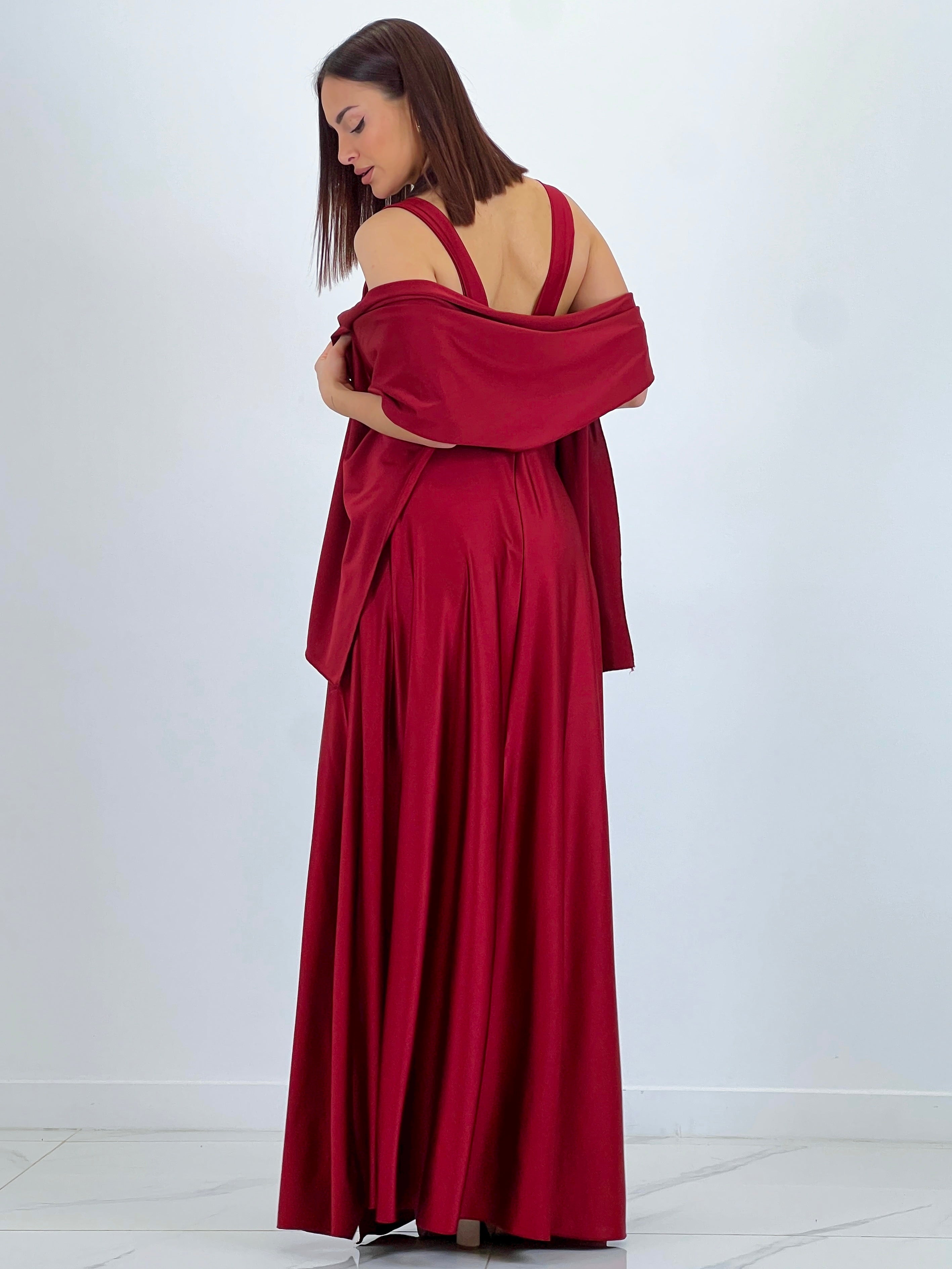 Vestido con fular Altea