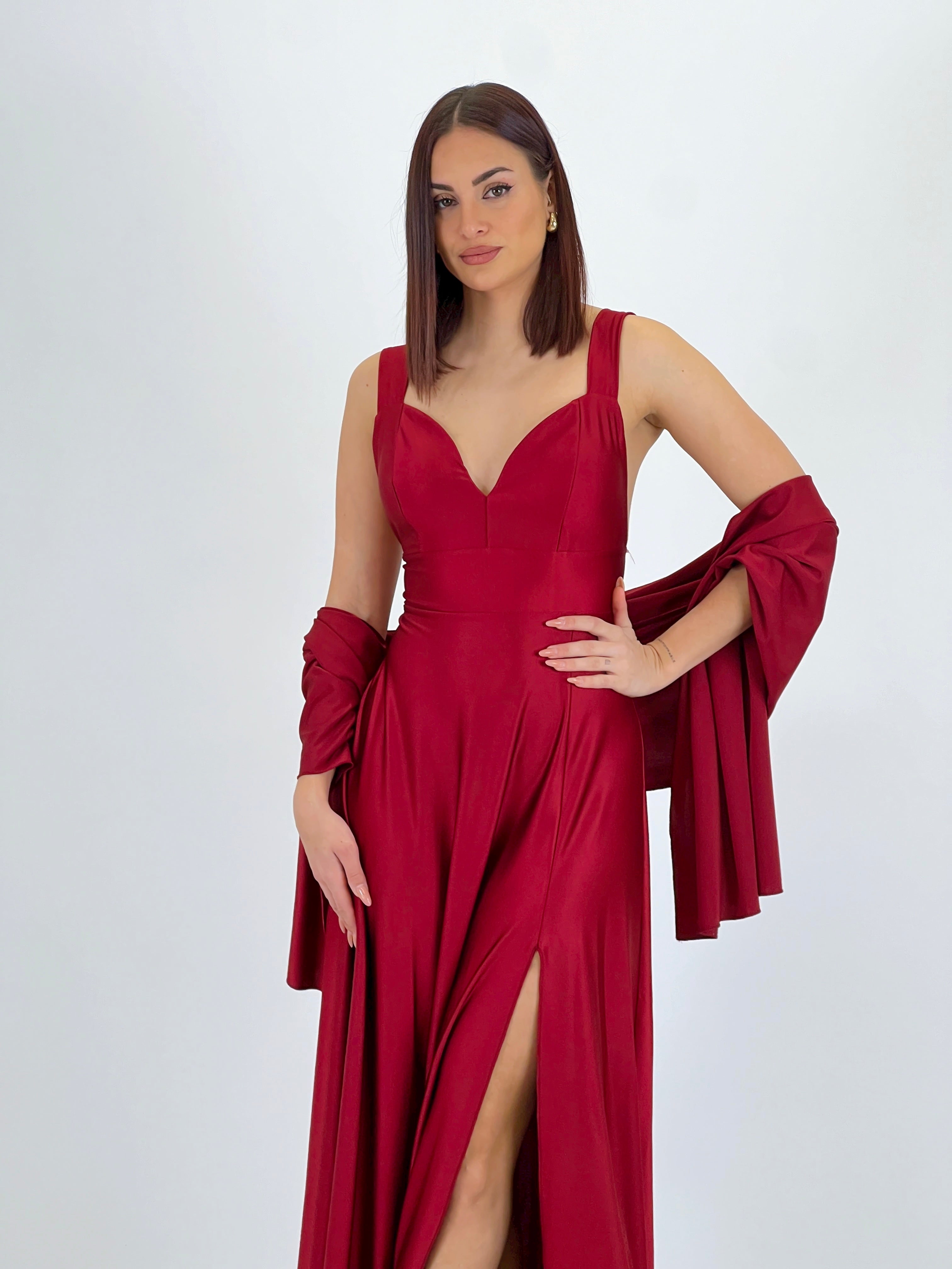 Vestido con fular Altea