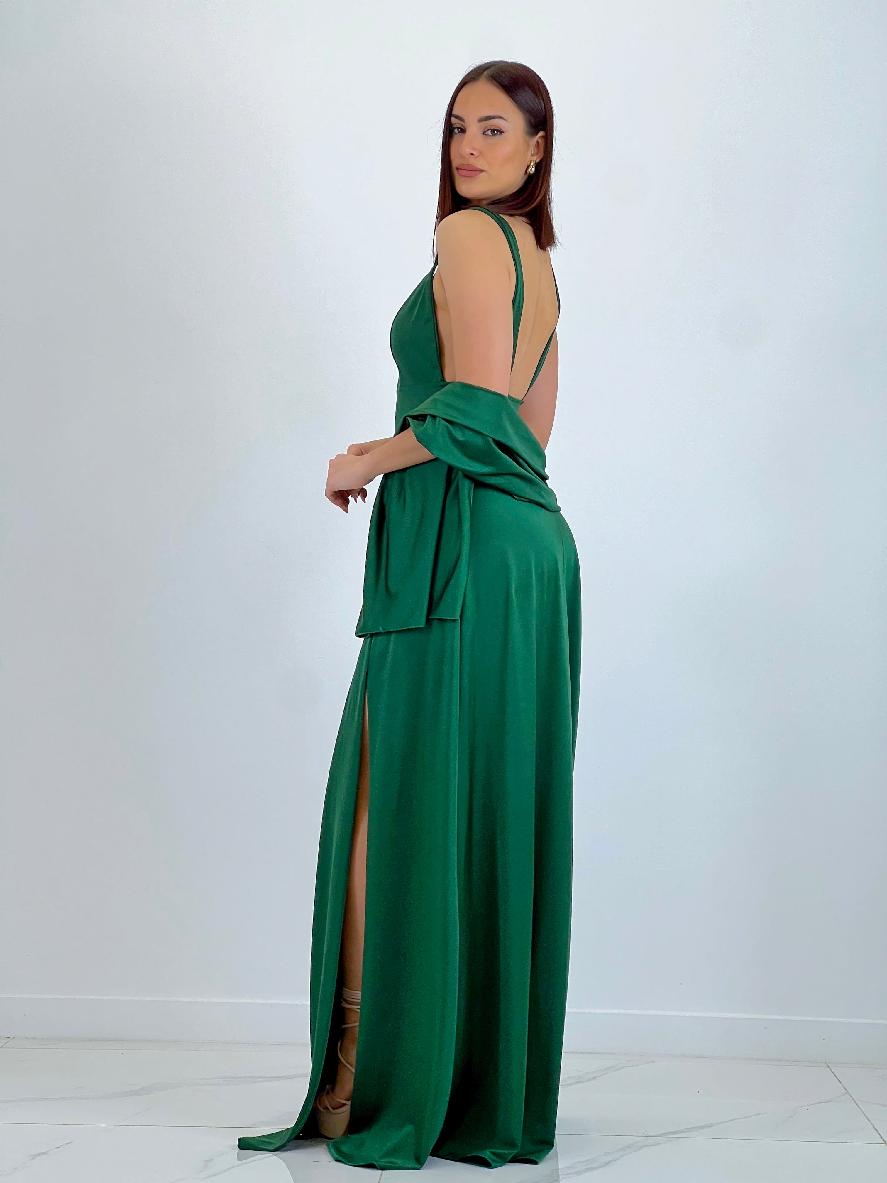 Vestido con fular Altea