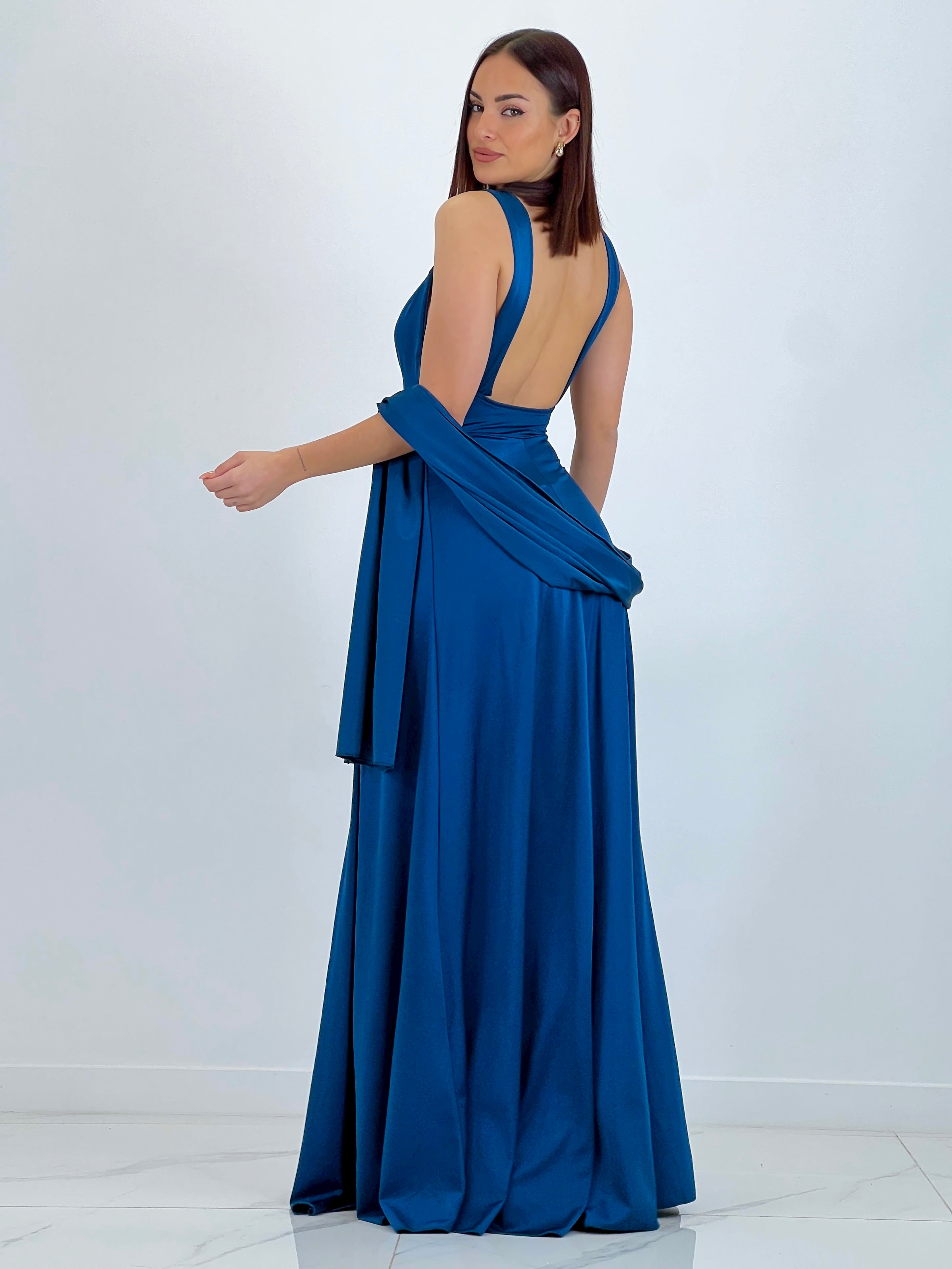 Vestido con fular Altea