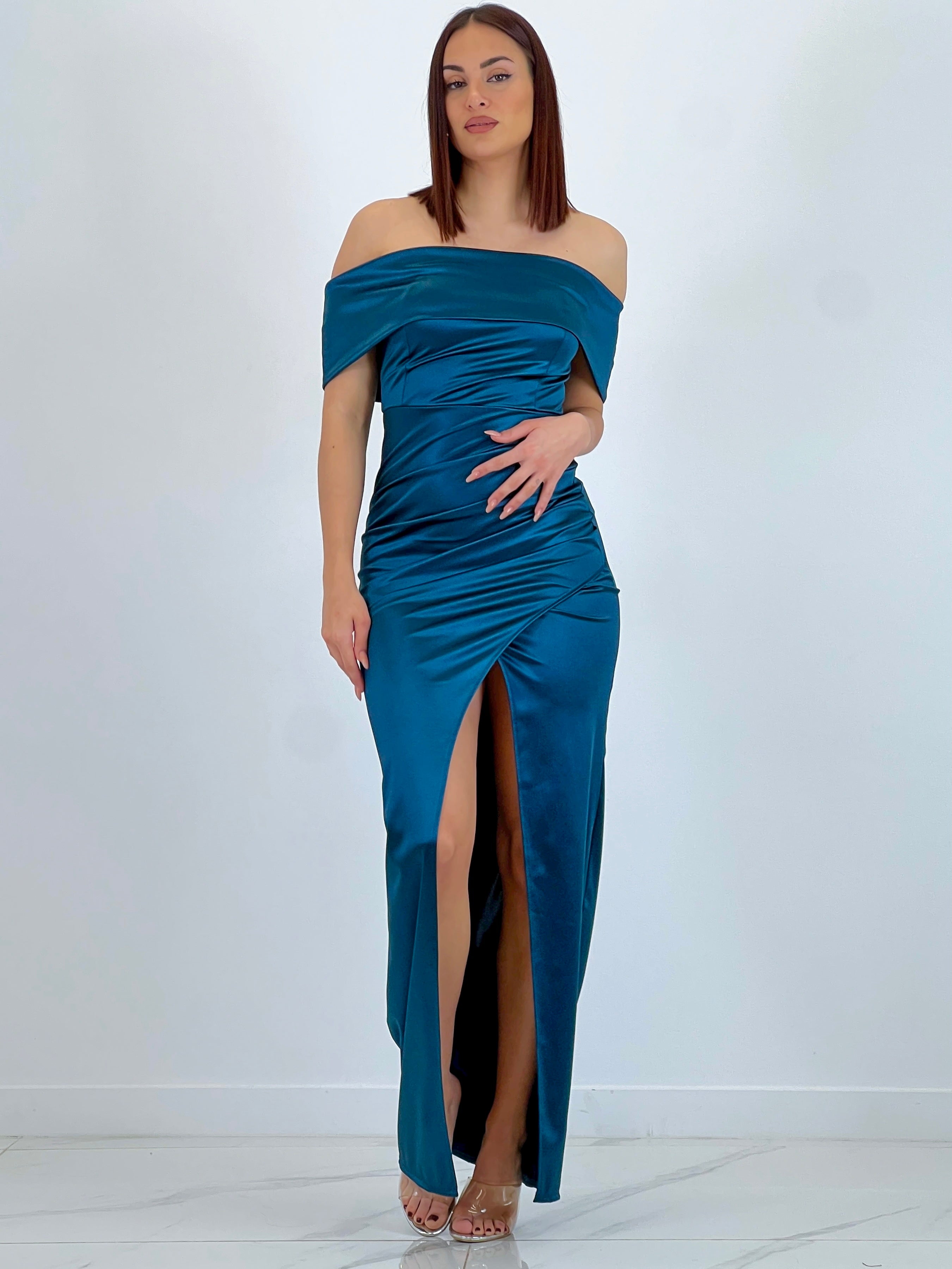 Vestido satinado Tatiana