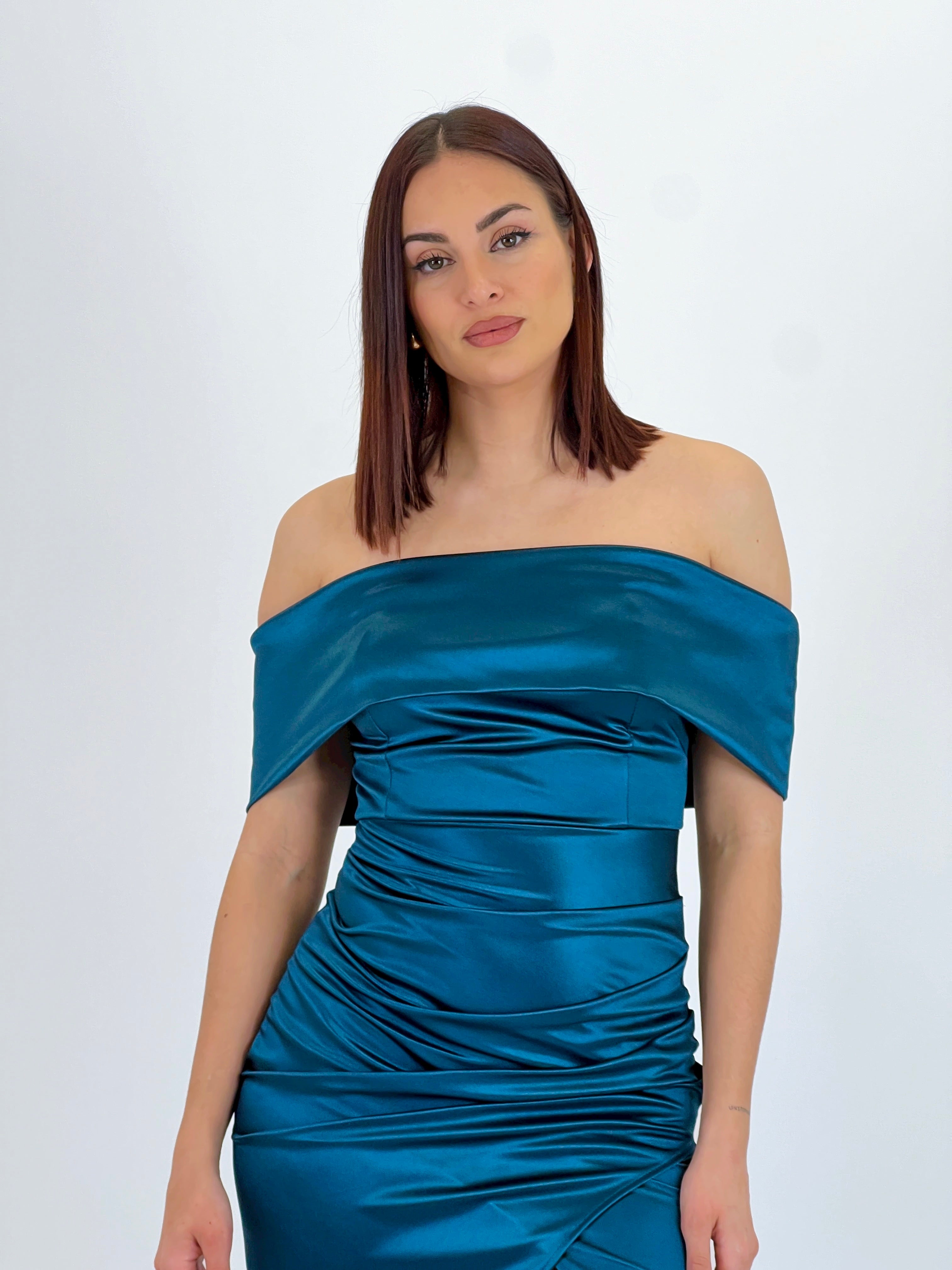 Vestido satinado Tatiana