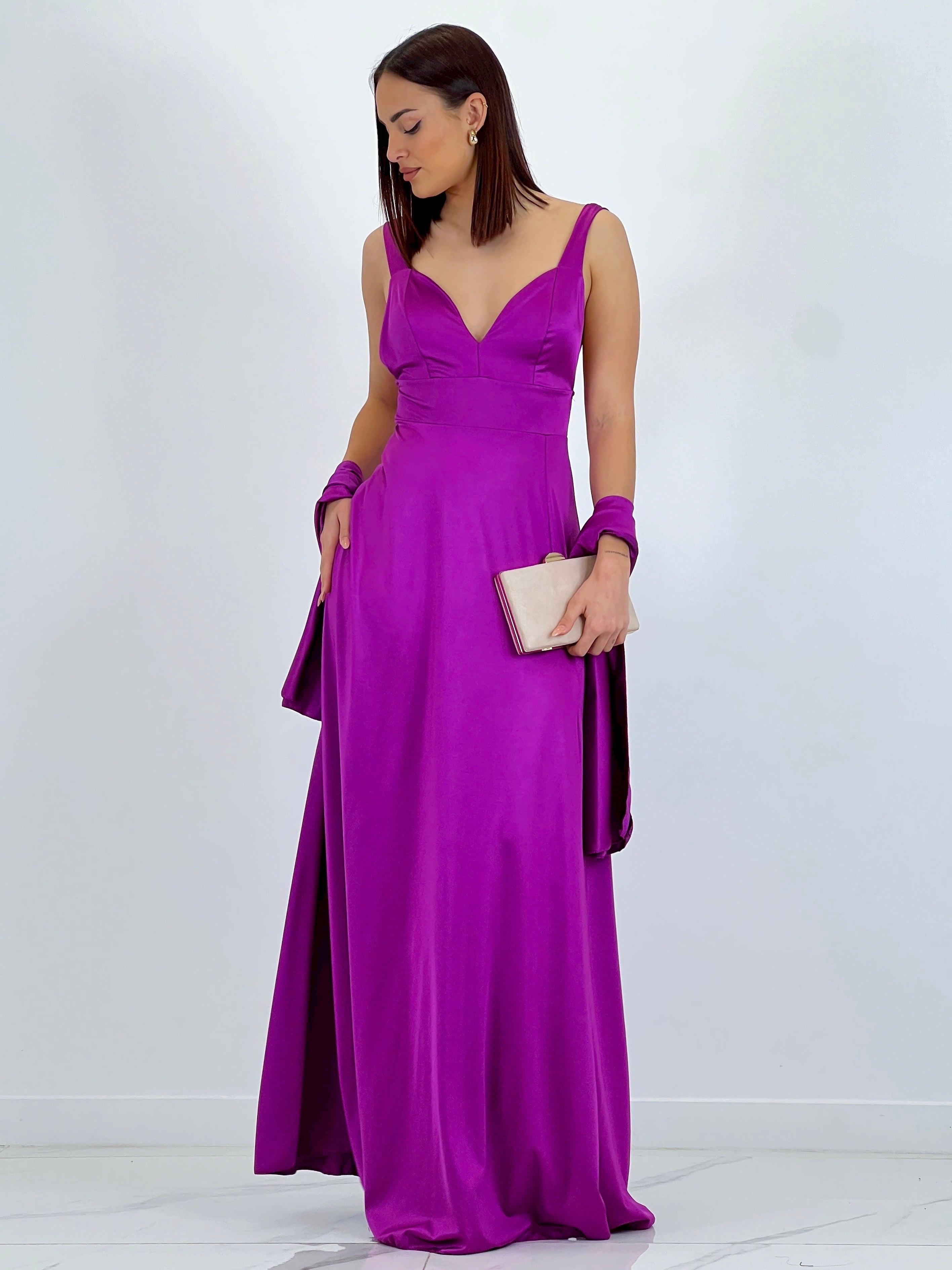 Vestido con fular Altea
