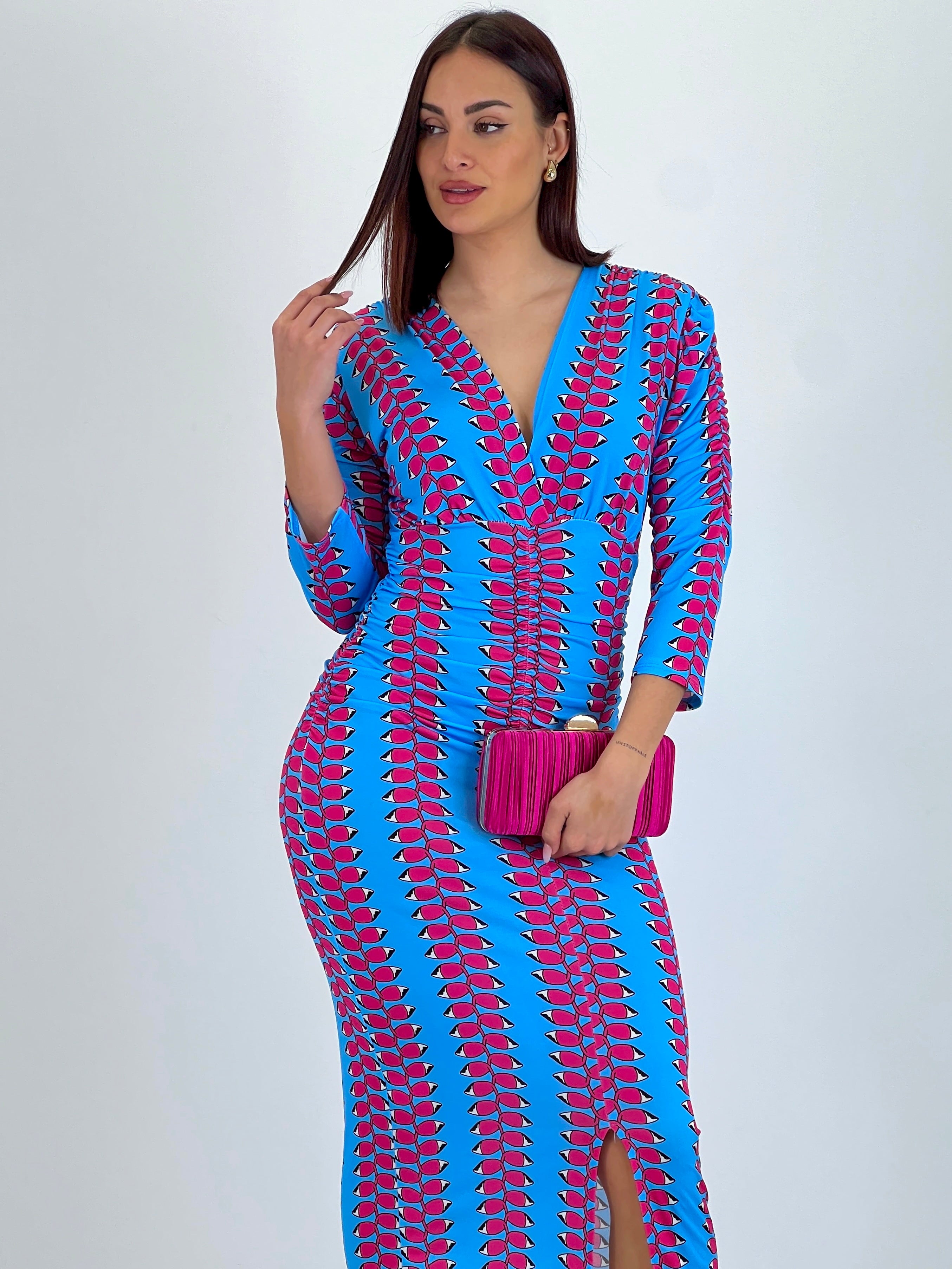 Vestido estampado Elaia