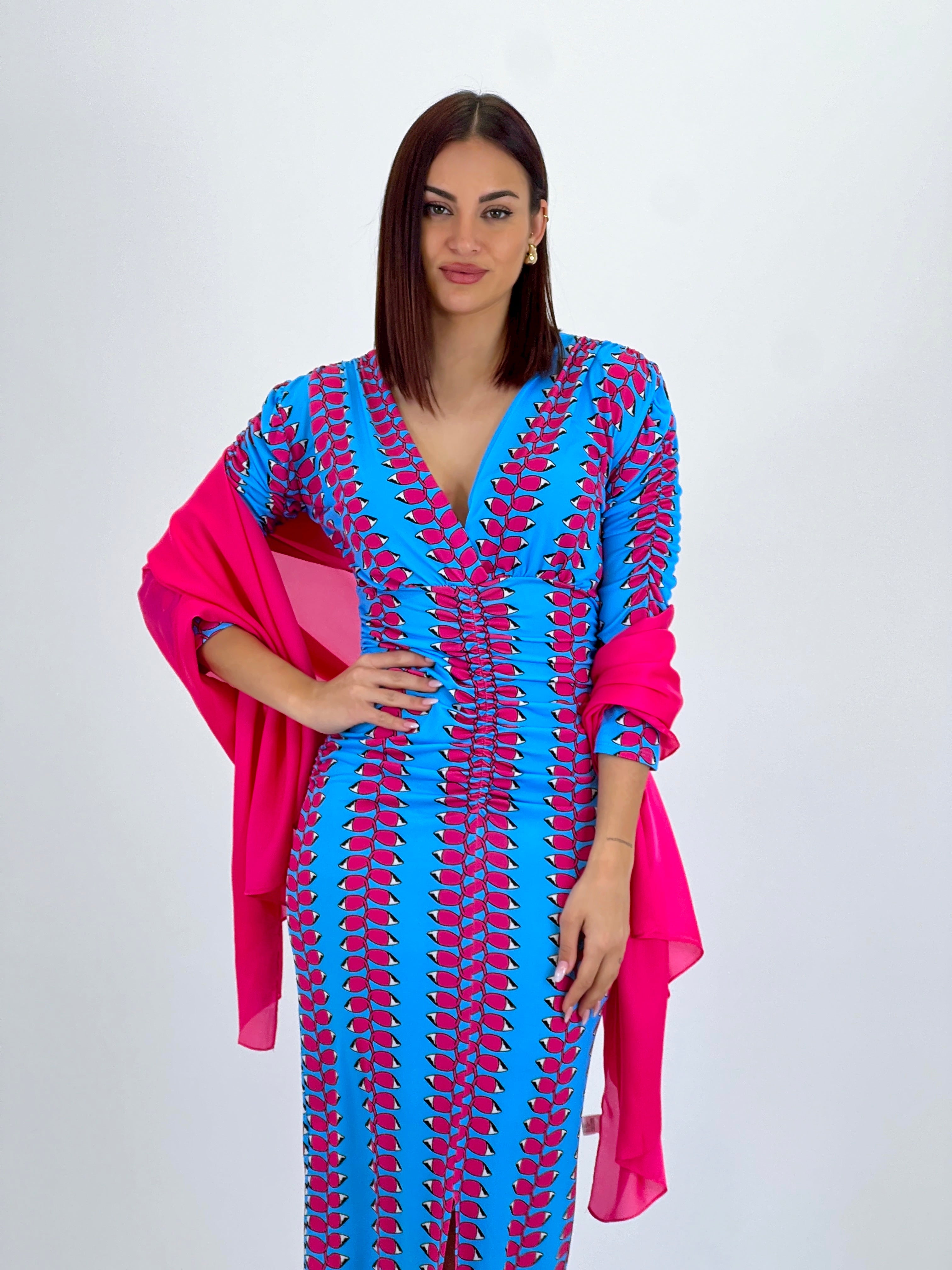 Vestido estampado Elaia